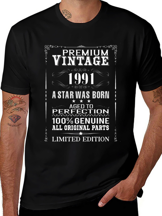 Premium Vintage 1991 T-Shirt - Limited Edition