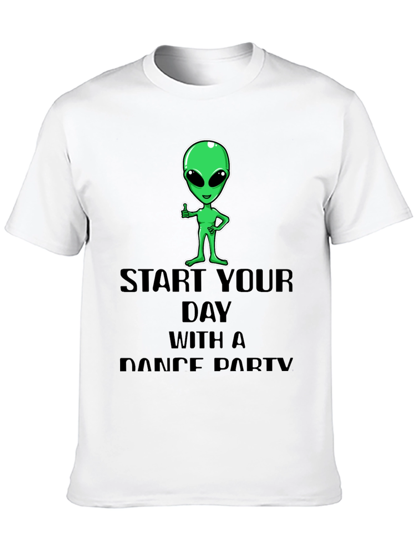 Alien Dance Party T-Shirt - Start Your Day Right!