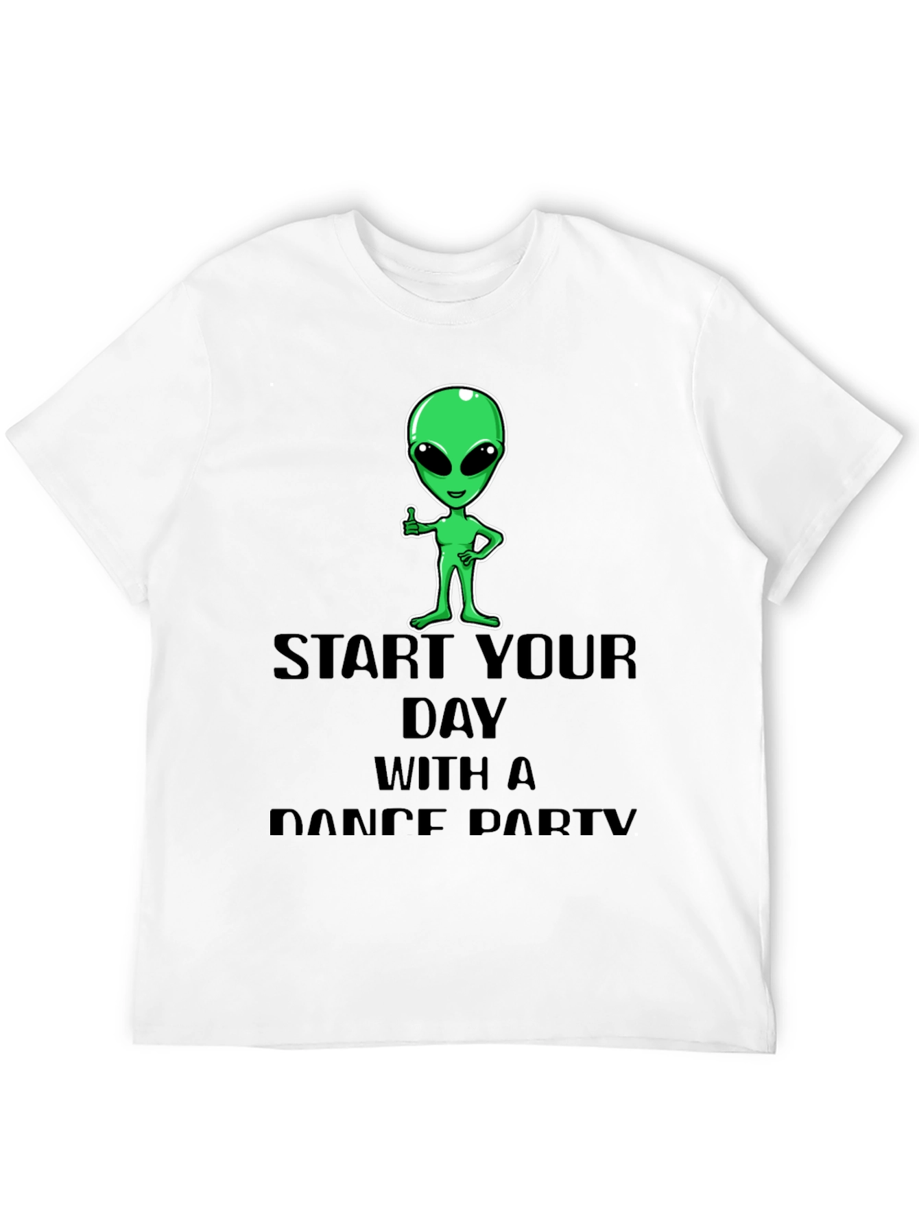 Alien Dance Party T-Shirt - Start Your Day Right!