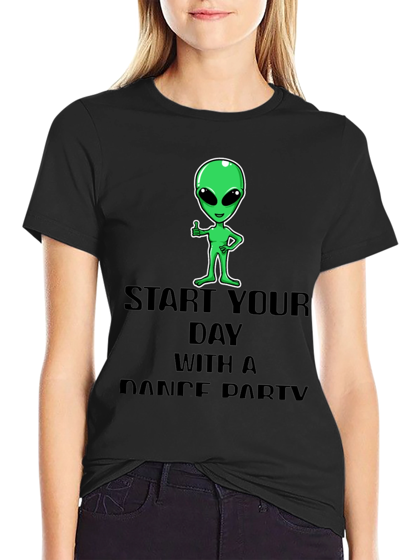 Alien Dance Party T-Shirt - Start Your Day Right!
