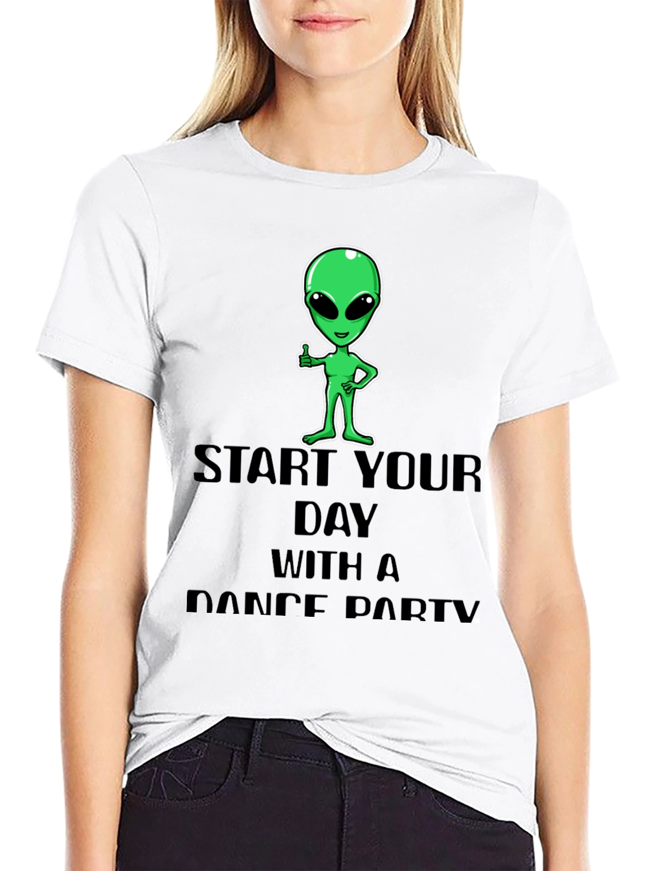 Alien Dance Party T-Shirt - Start Your Day Right!