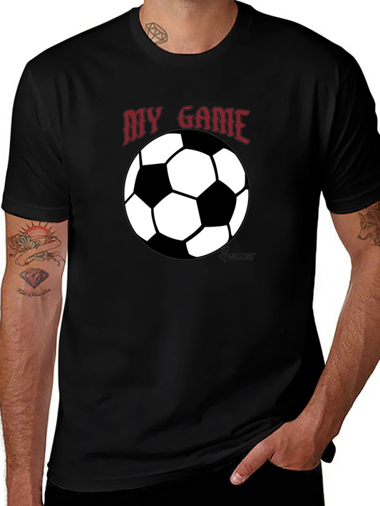 My Game Soccer Ball Graphic T-Shirt
