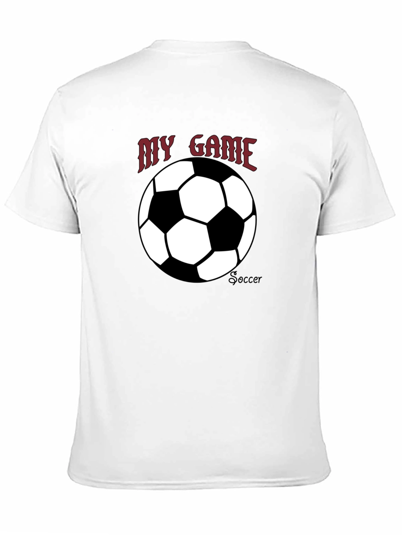 My Game Soccer Ball Graphic T-Shirt