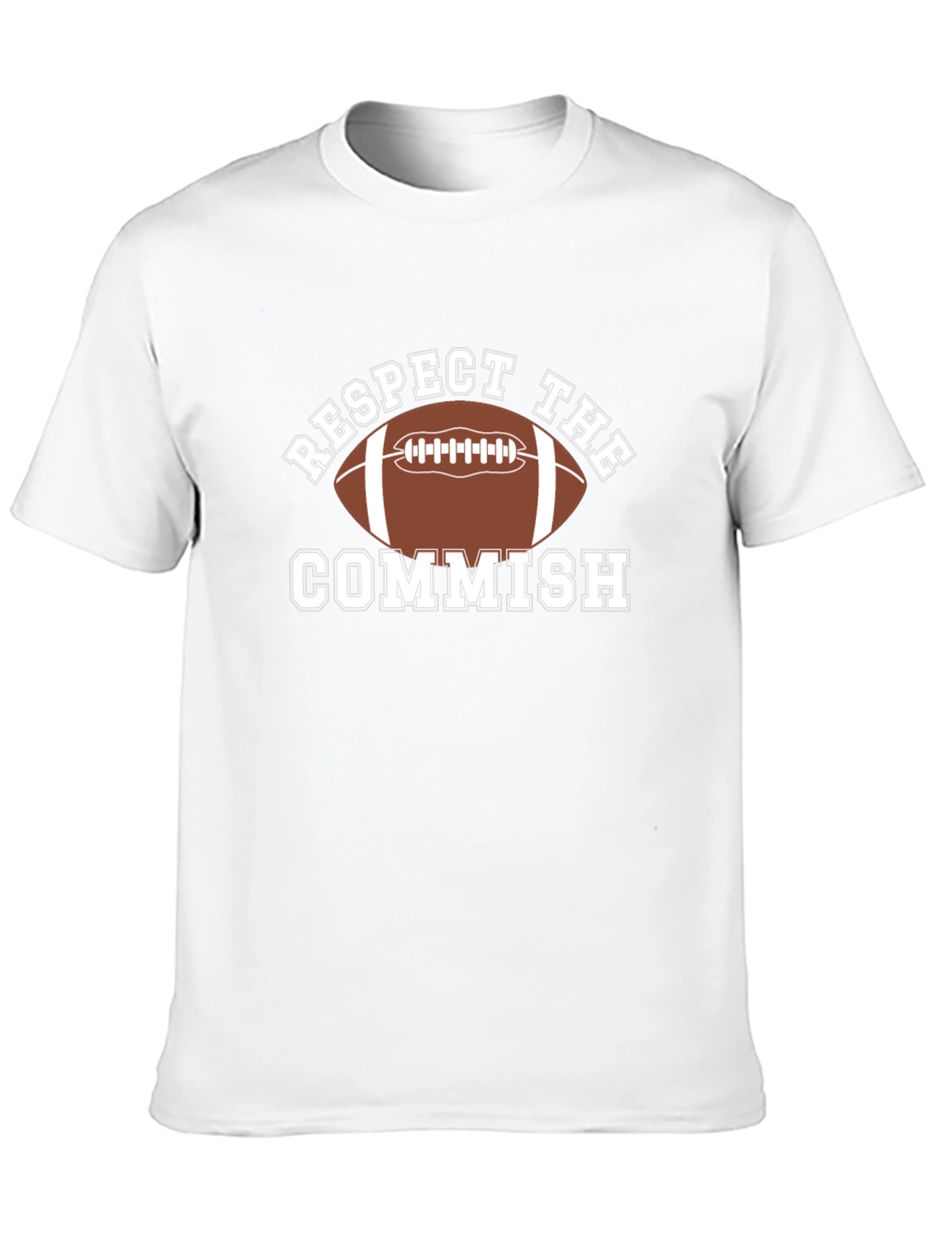 Respect The Commish Football T-Shirt