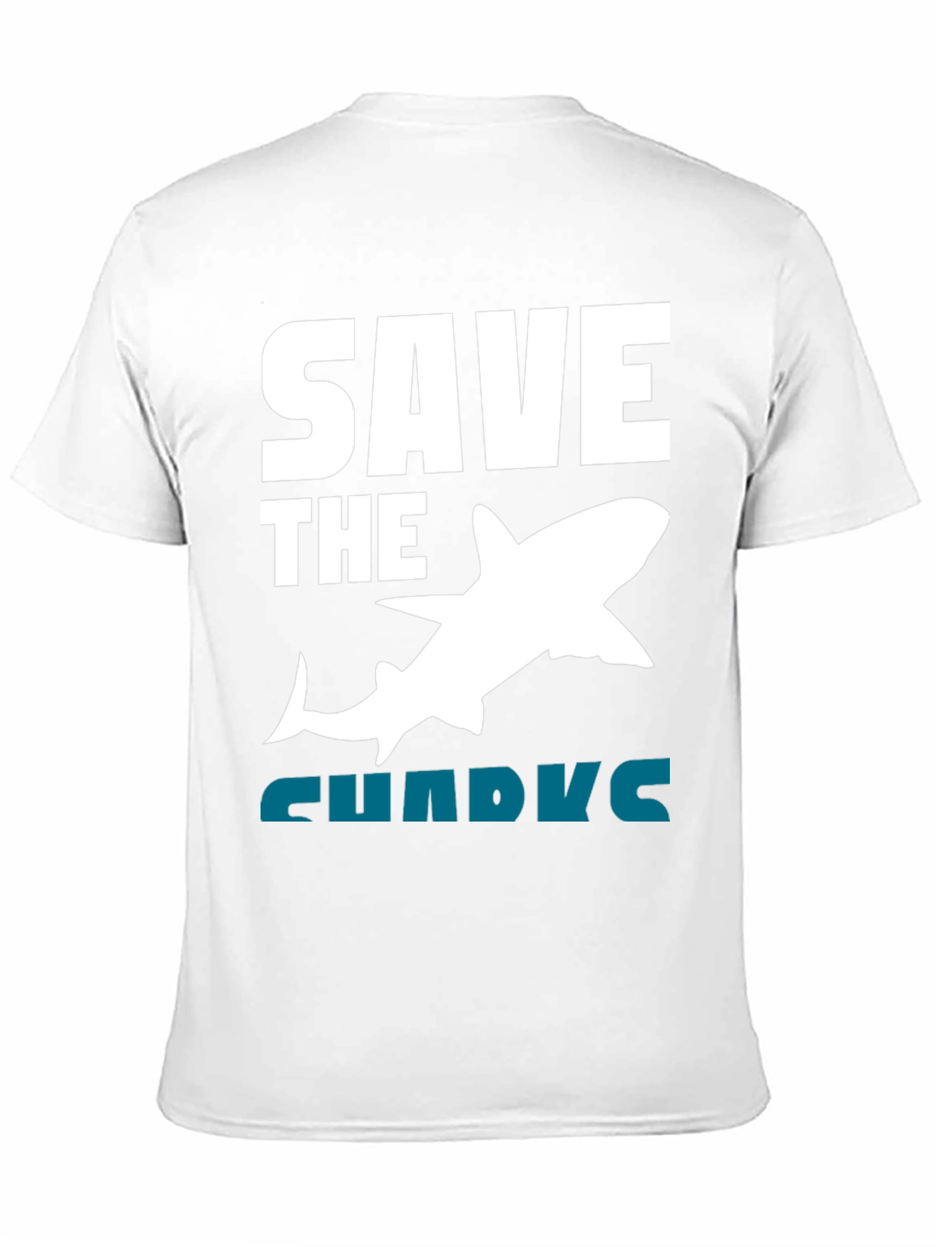 Save the Sharks Graphic Tee - Black