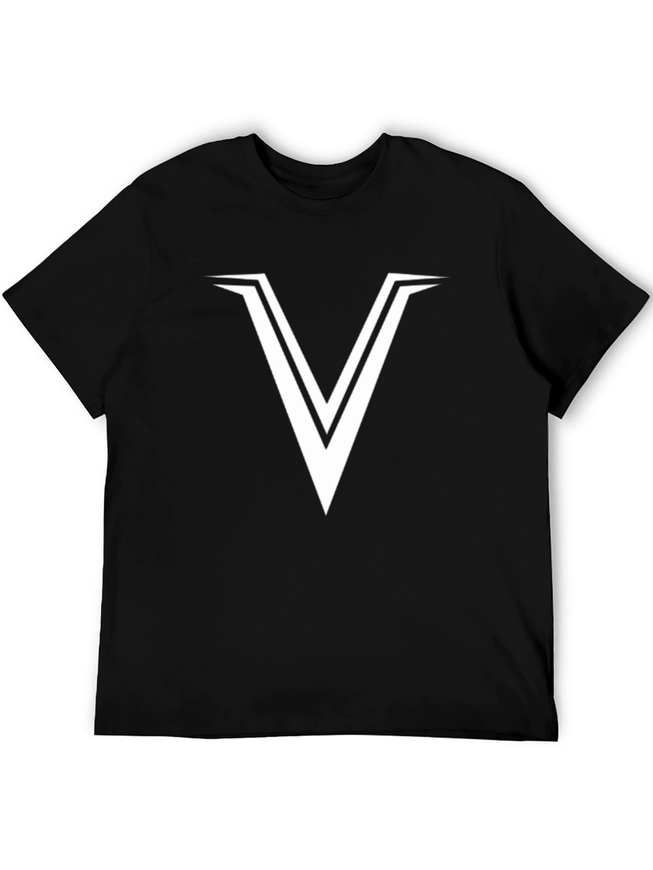 Bold V Graphic Tee - Modern Casual Style