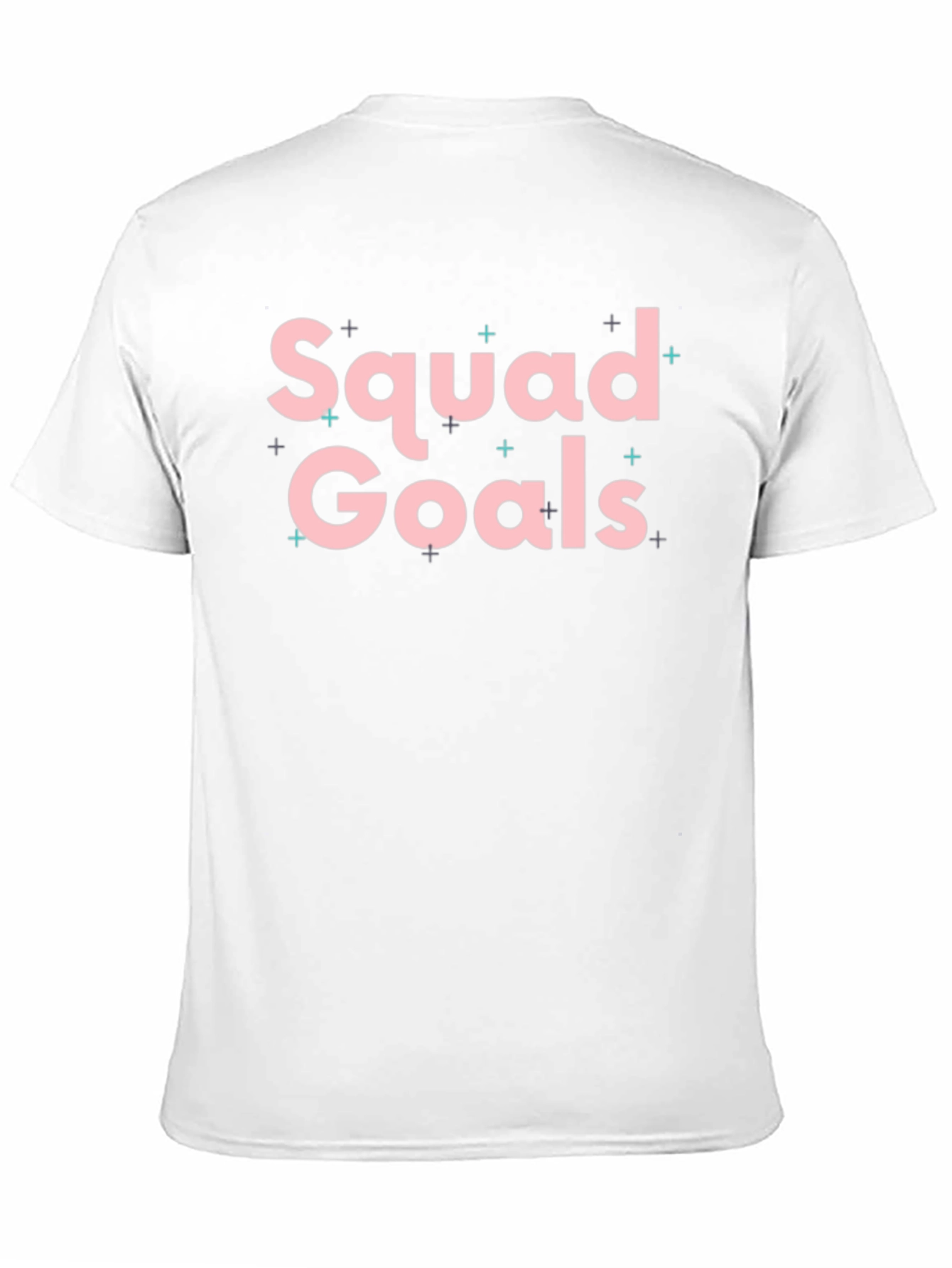 Squad Goals Graphic Tee - Stylish Black T-Shirt
