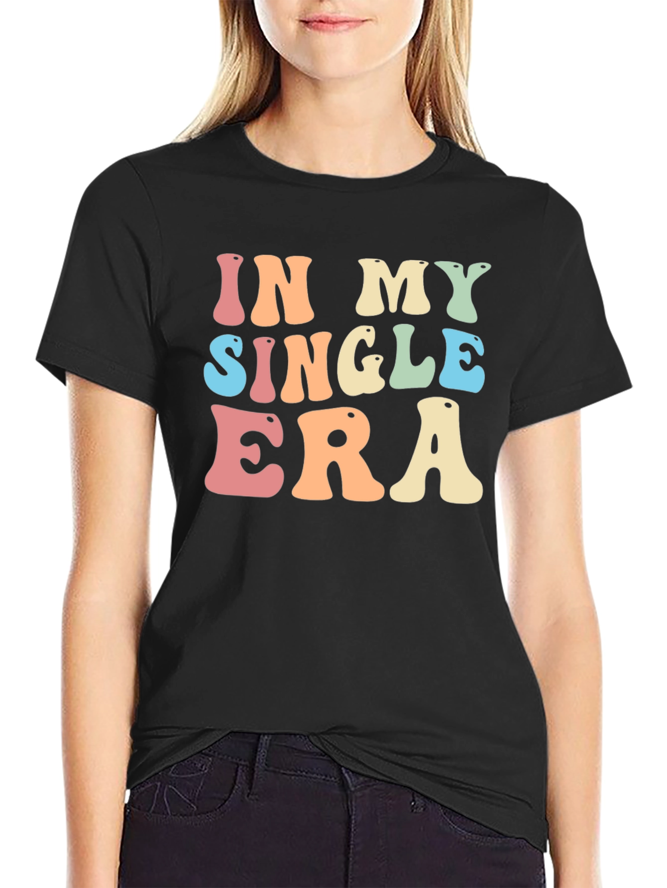 In My Single Era Black Tee