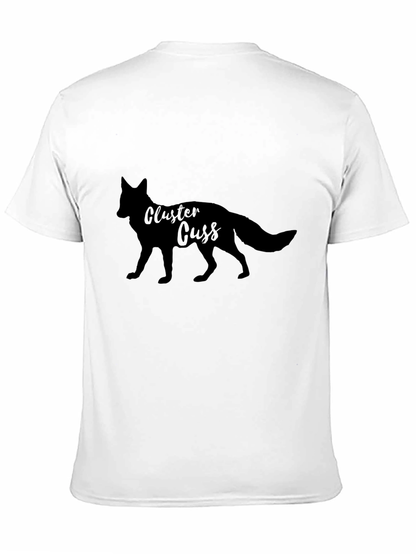 Cluster Cuss Fox Black T-Shirt