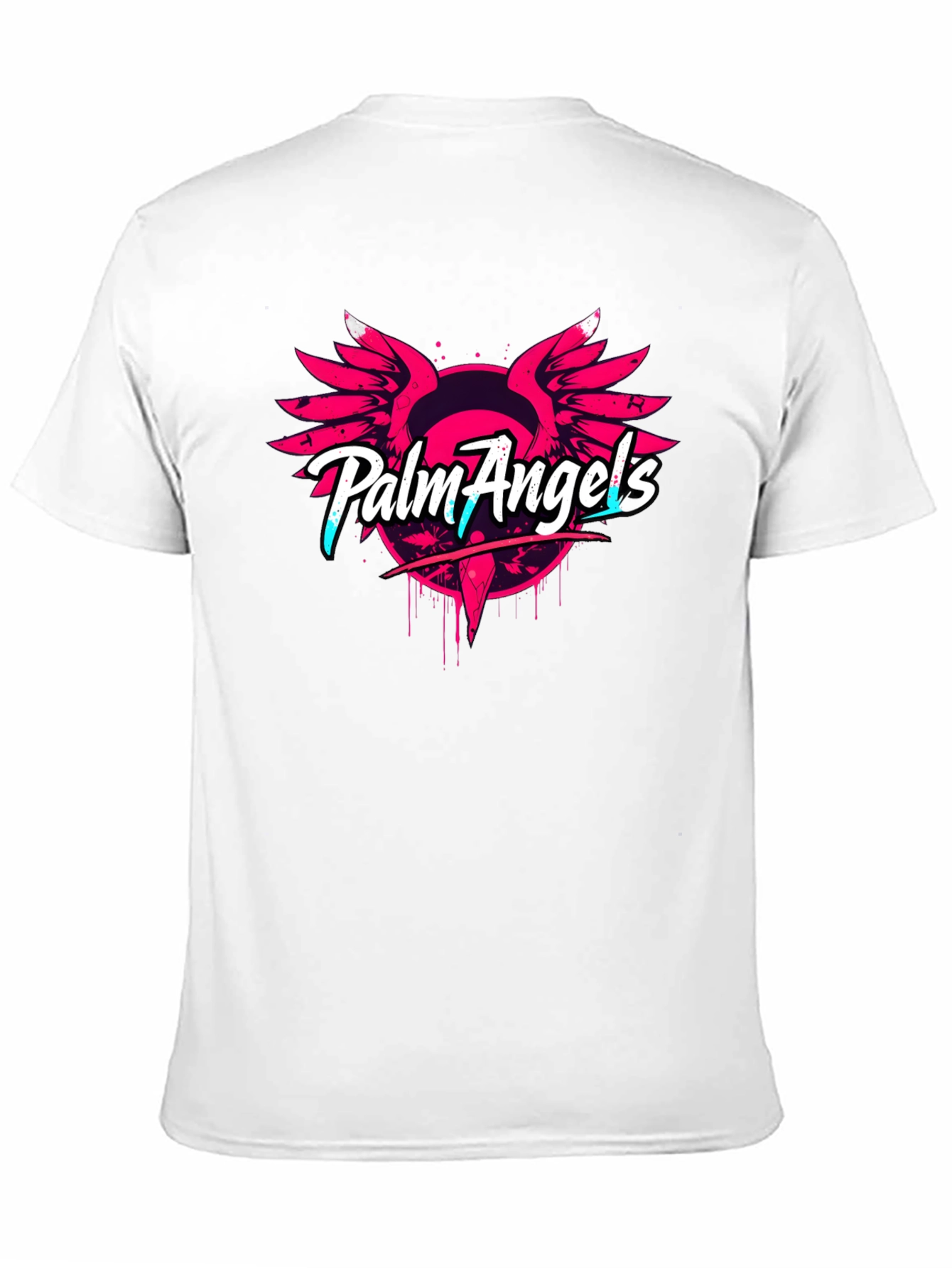 Palm Angels Black Graphic Tee