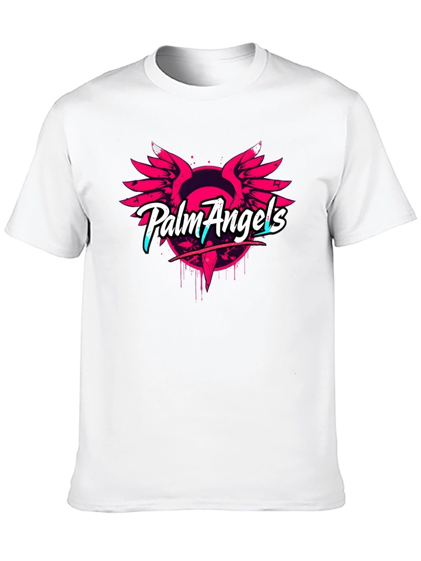 Palm Angels Black Graphic Tee
