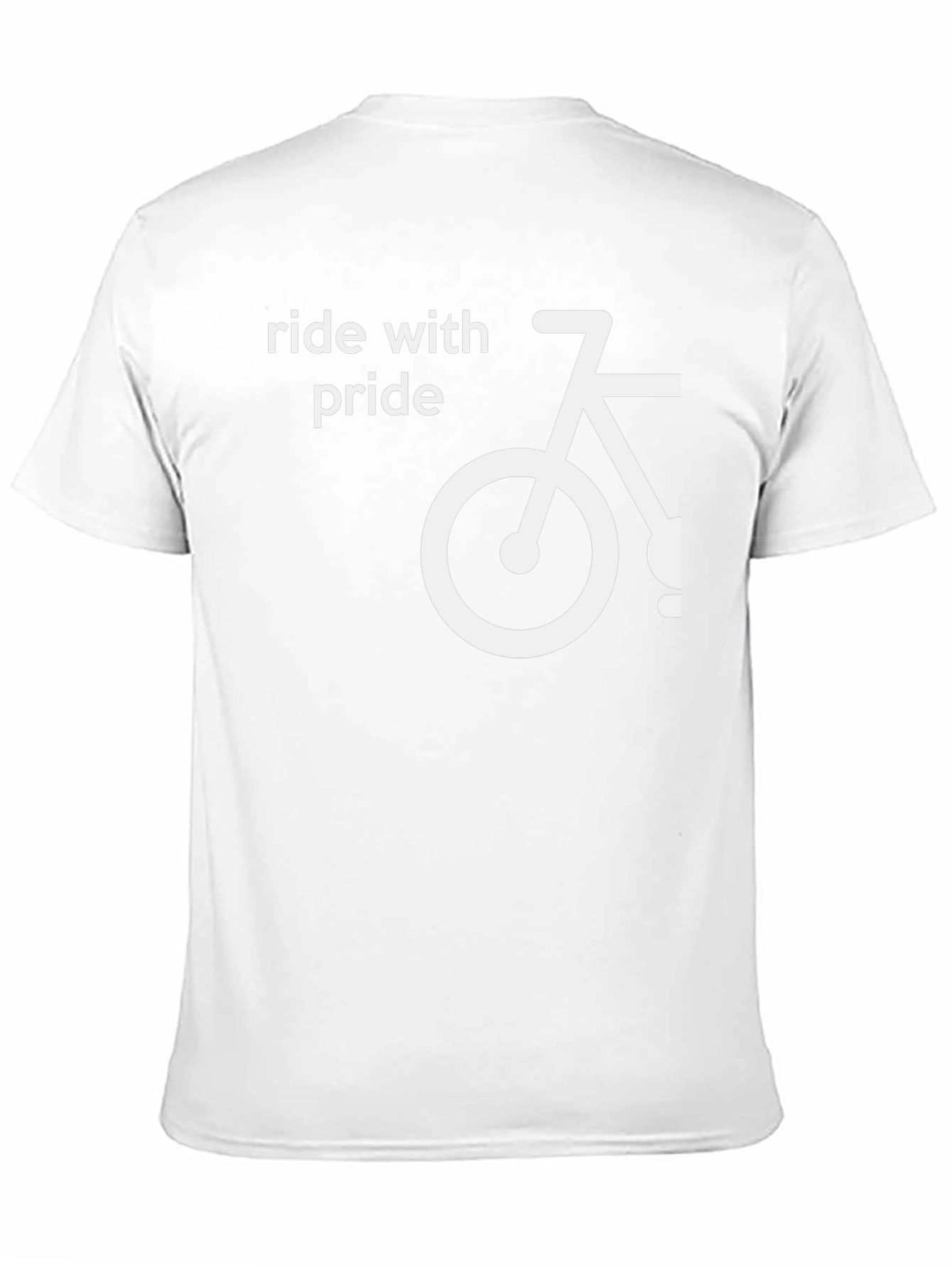 Ride With Pride Bicycle Graphic T-Shirt