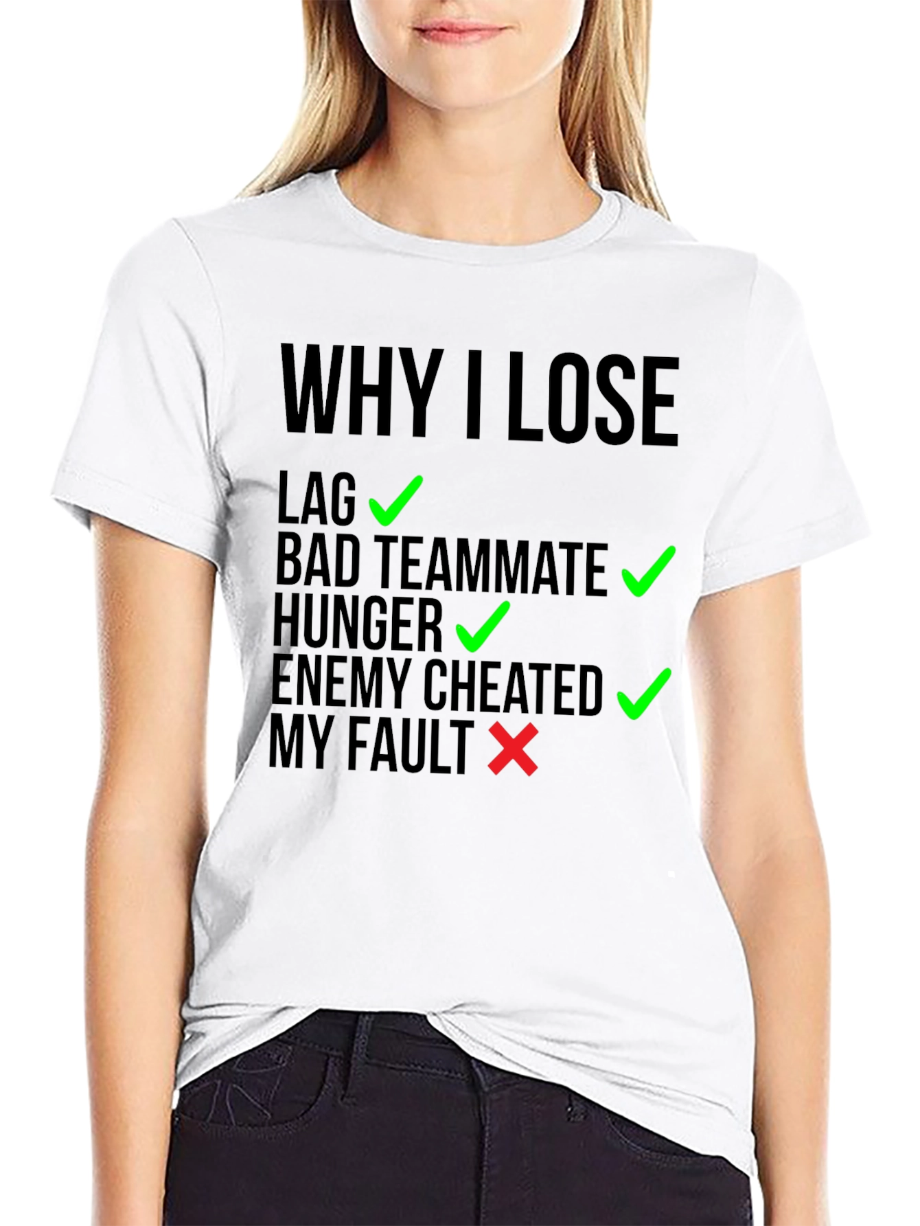 Why I Lose Gaming T-Shirt