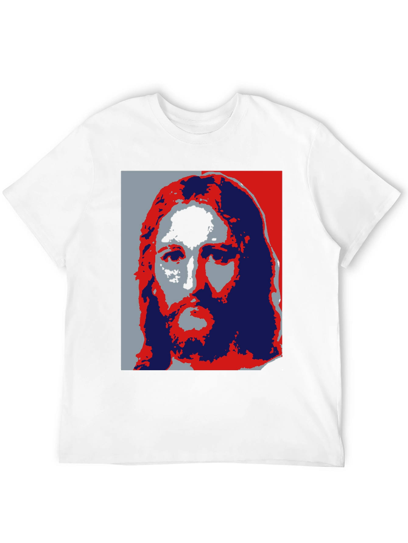 Pop Art Jesus Graphic Tee - Black