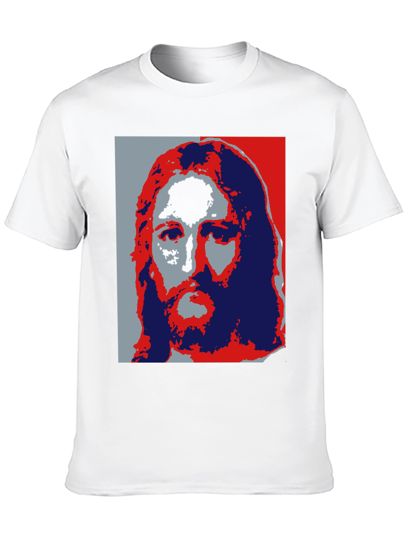 Pop Art Jesus Graphic Tee - Black