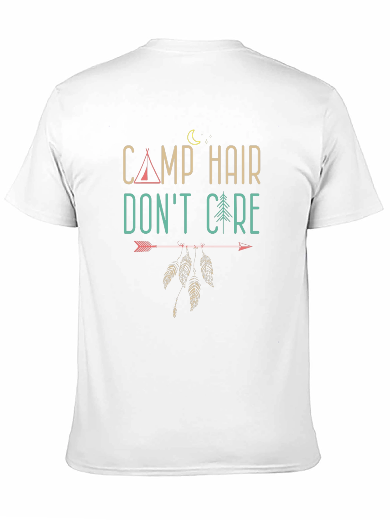 Camp Hair Dont Care Graphic T-Shirt