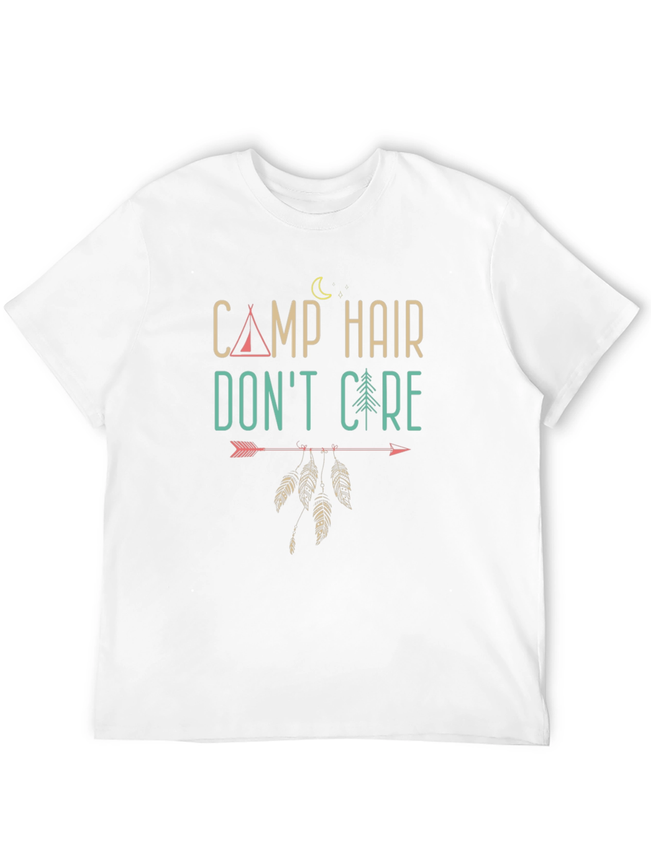 Camp Hair Dont Care Graphic T-Shirt