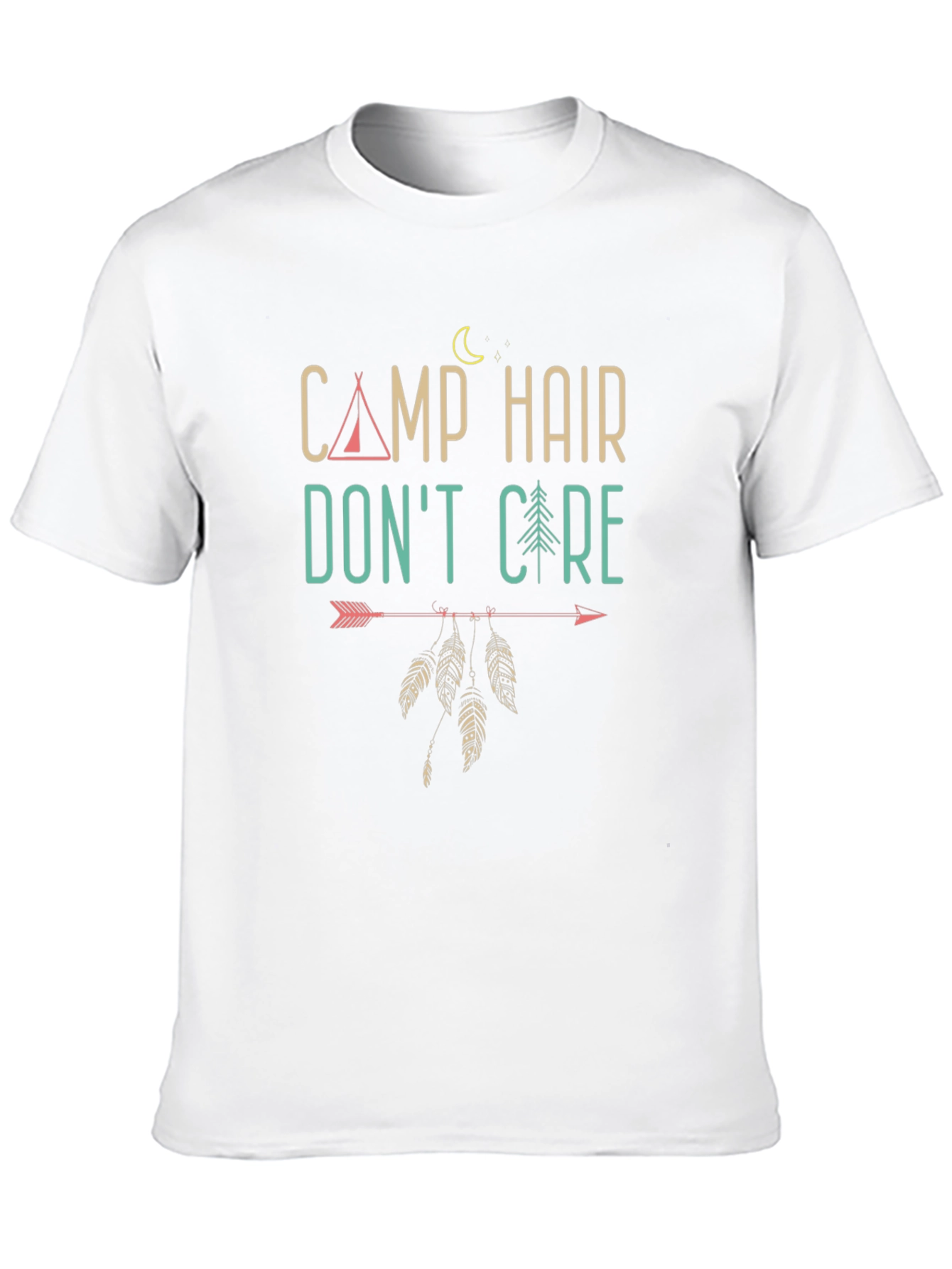 Camp Hair Dont Care Graphic T-Shirt