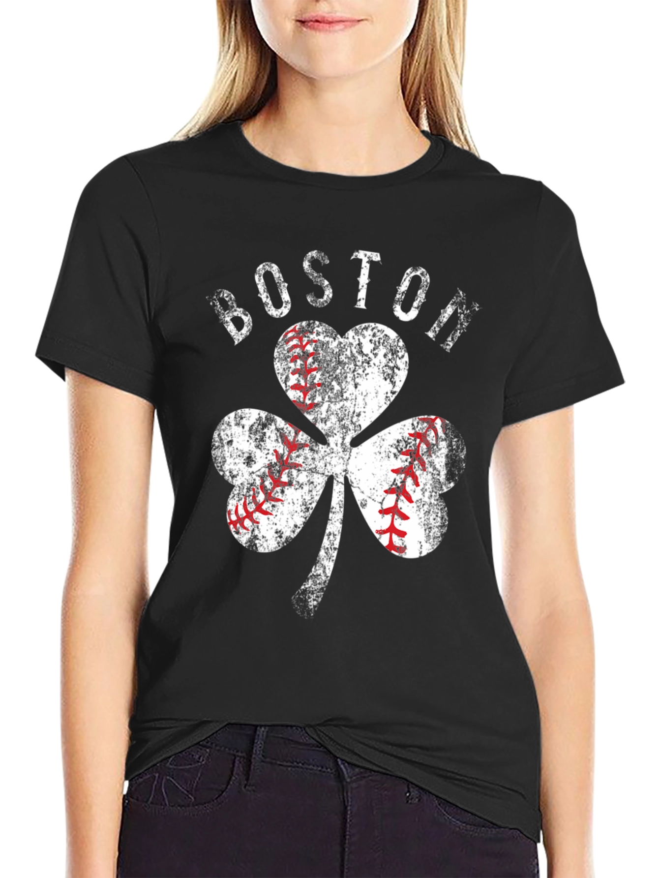 Boston Baseball Shamrock T-Shirt