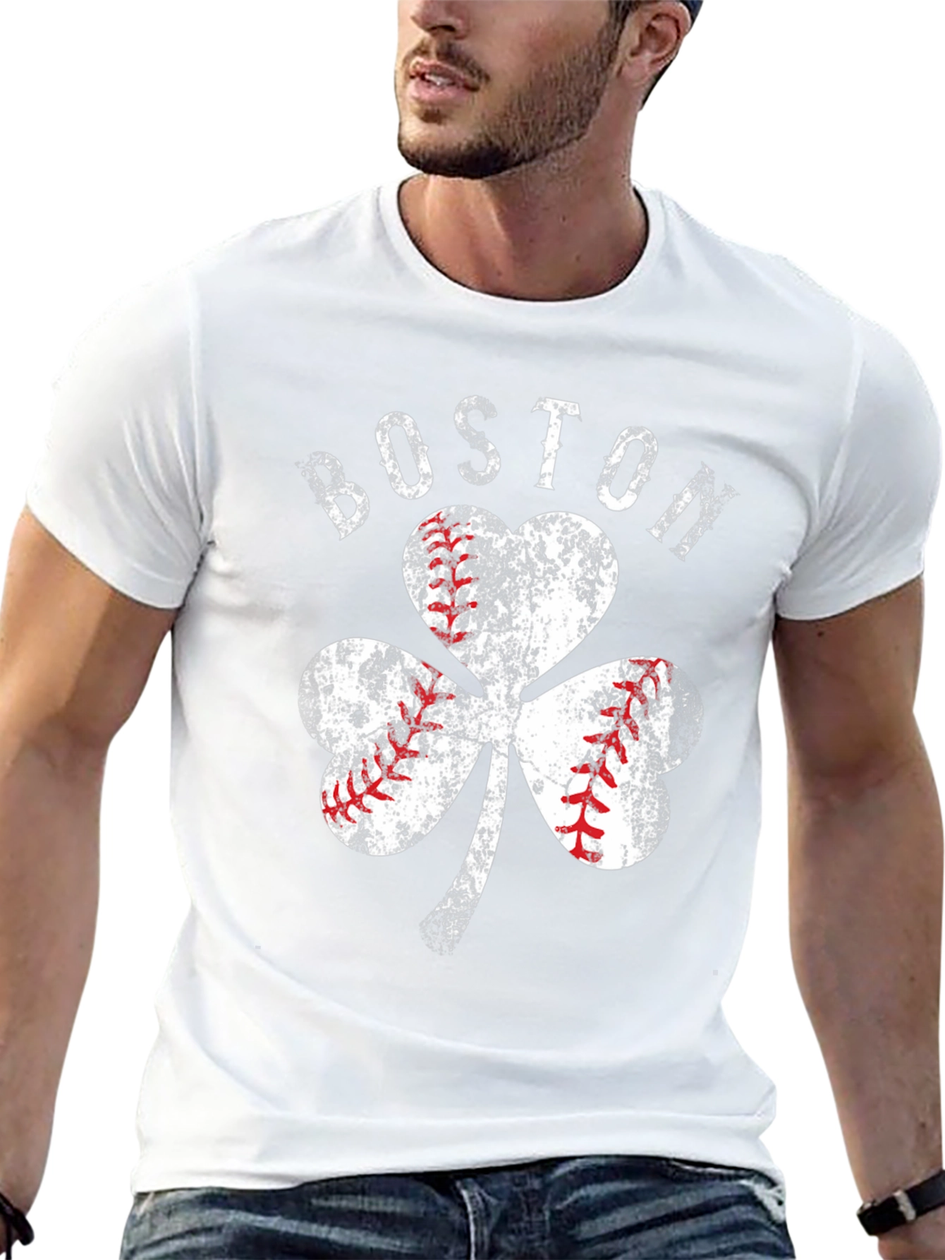 Boston Baseball Shamrock T-Shirt