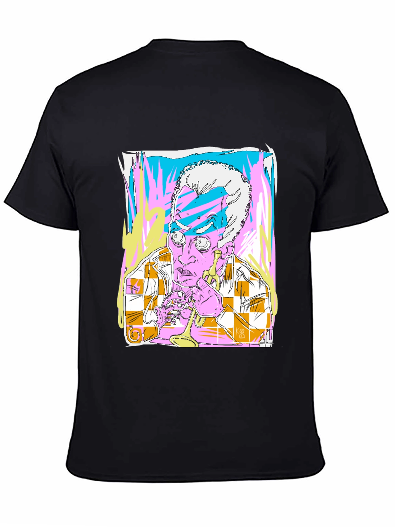 Unique Artistic Graphic Print T-Shirt