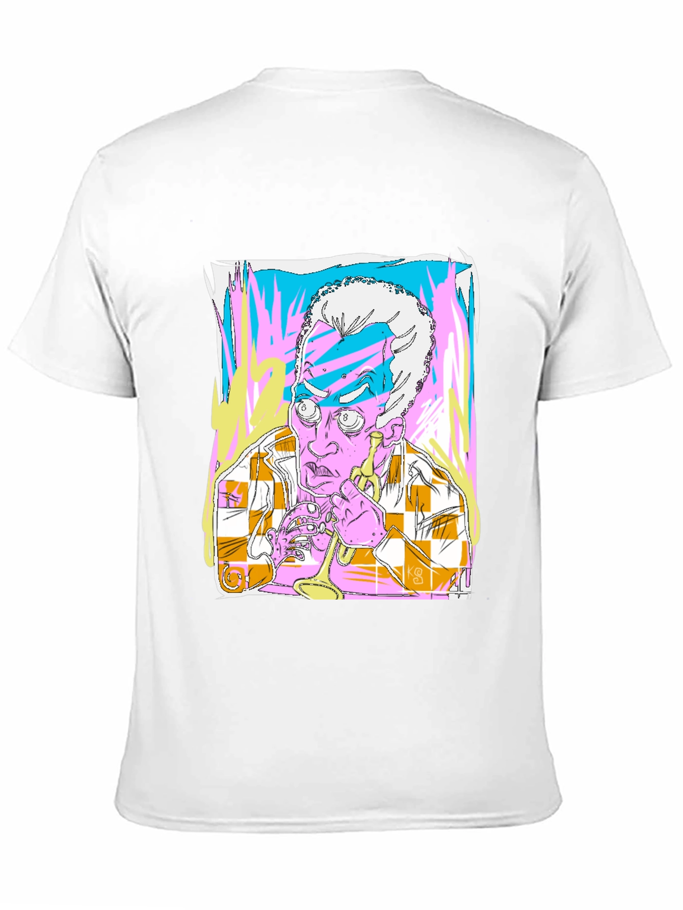 Unique Artistic Graphic Print T-Shirt