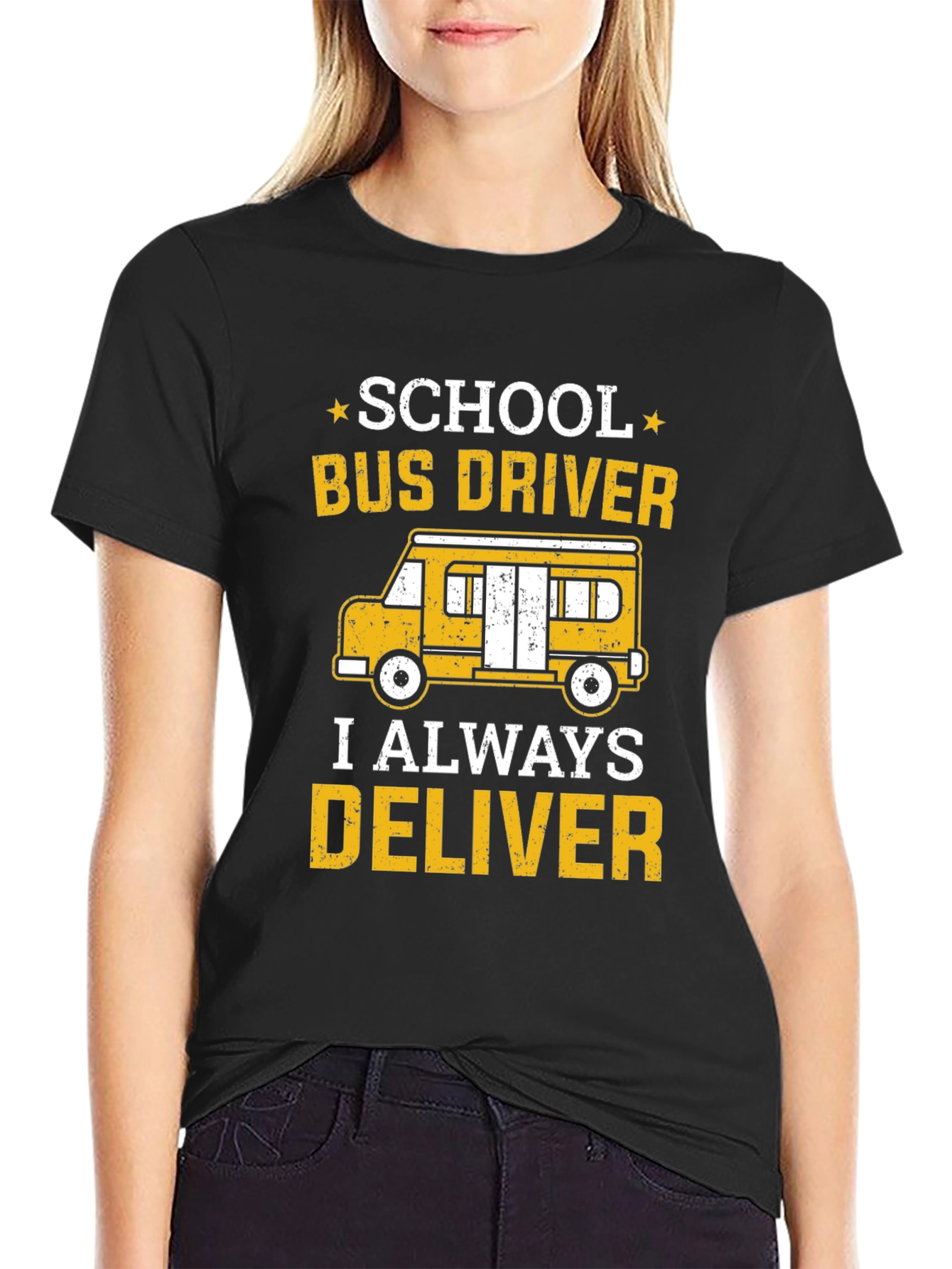 School Bus Driver T-Shirt - I Always Deliver