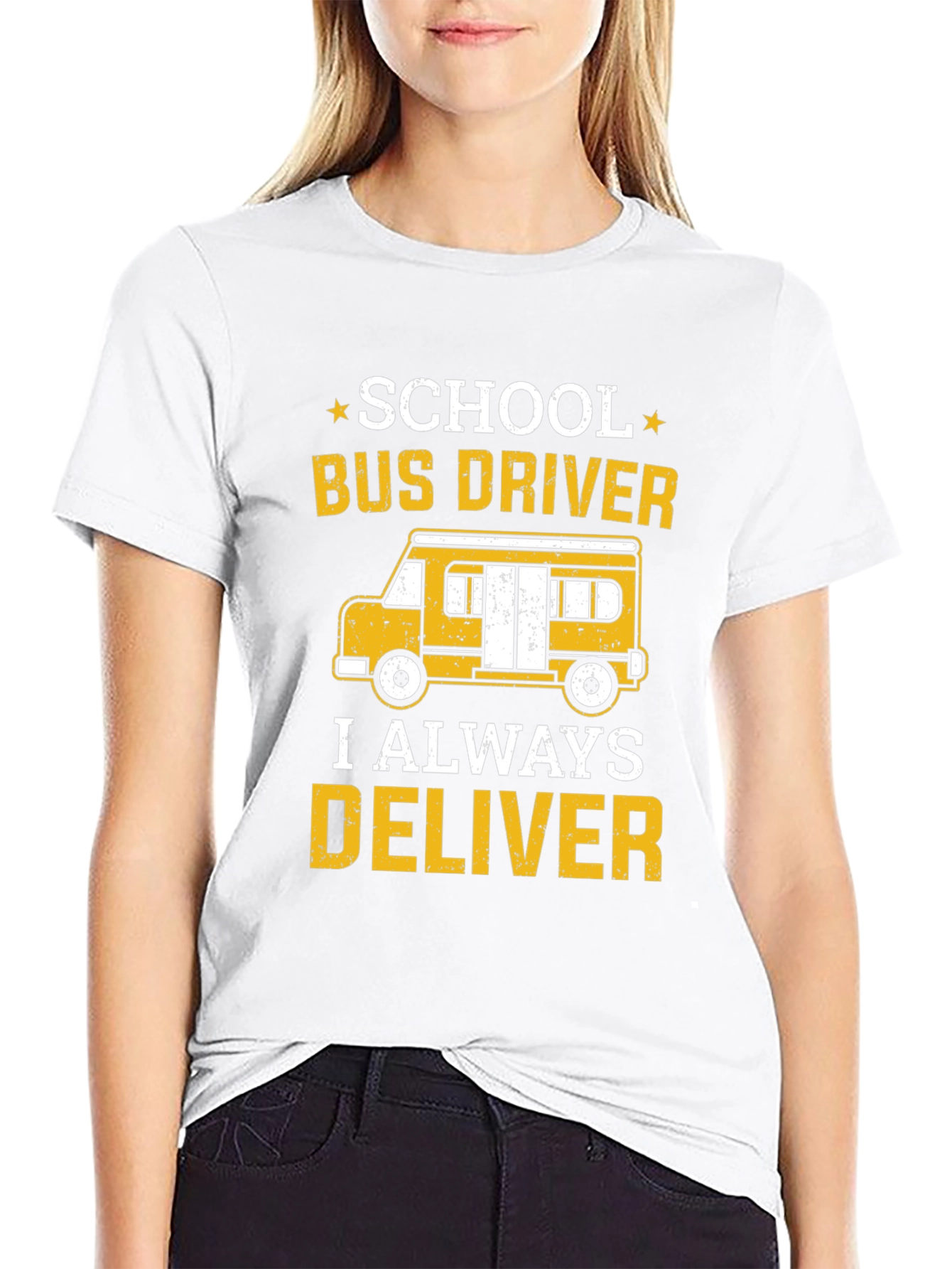 School Bus Driver T-Shirt - I Always Deliver
