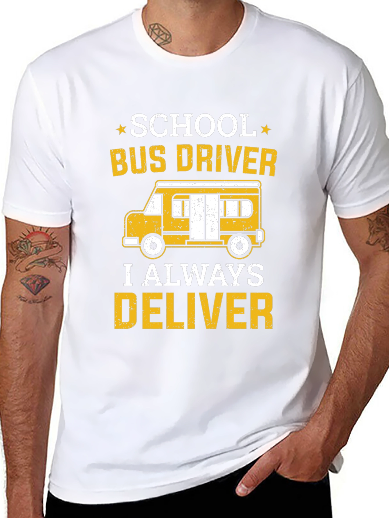 School Bus Driver T-Shirt - I Always Deliver
