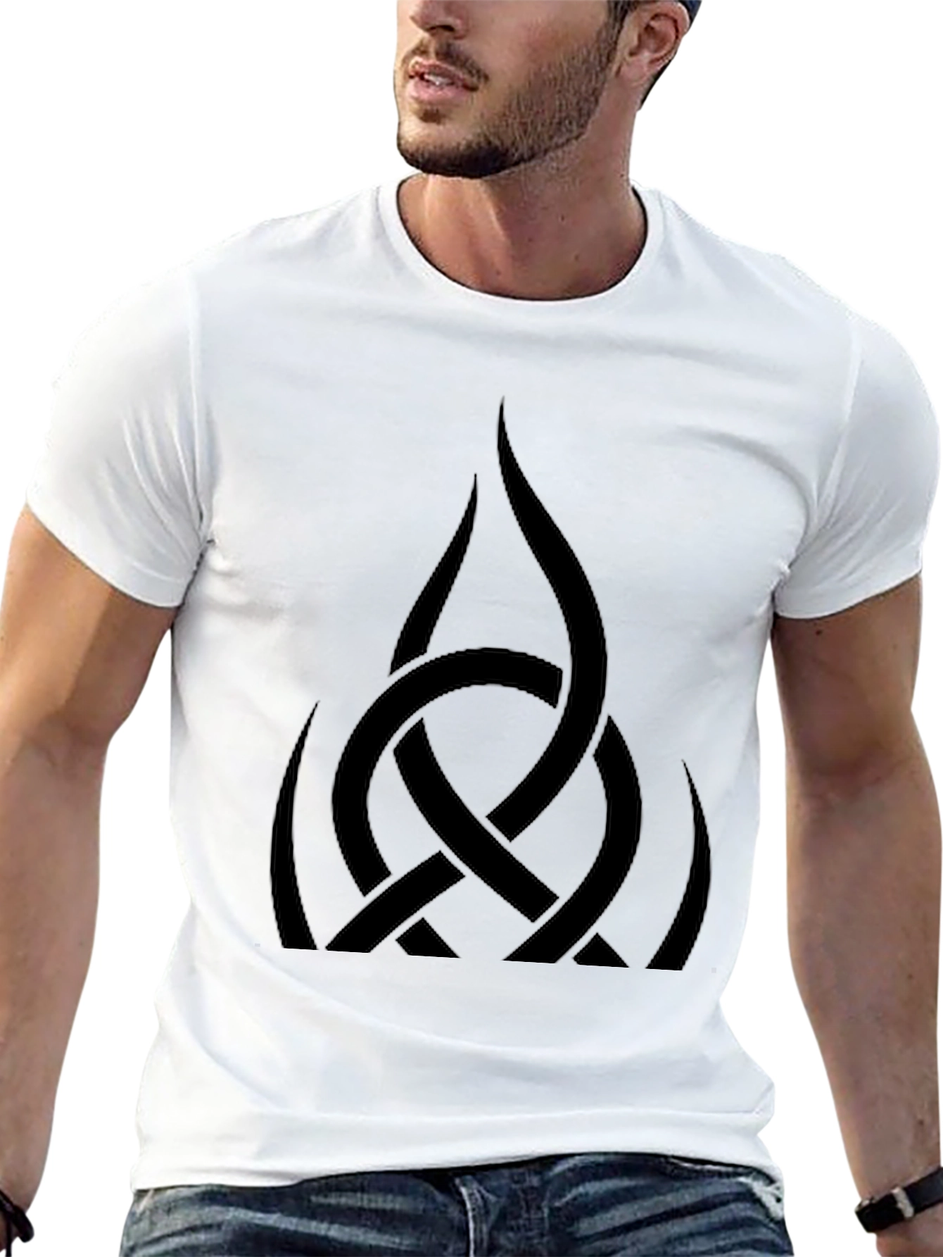Celtic Knot Graphic T-Shirt - Mens Black Tee