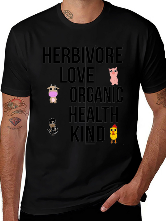 Herbivore Love Organic T-Shirt - Vegan Animal Tee