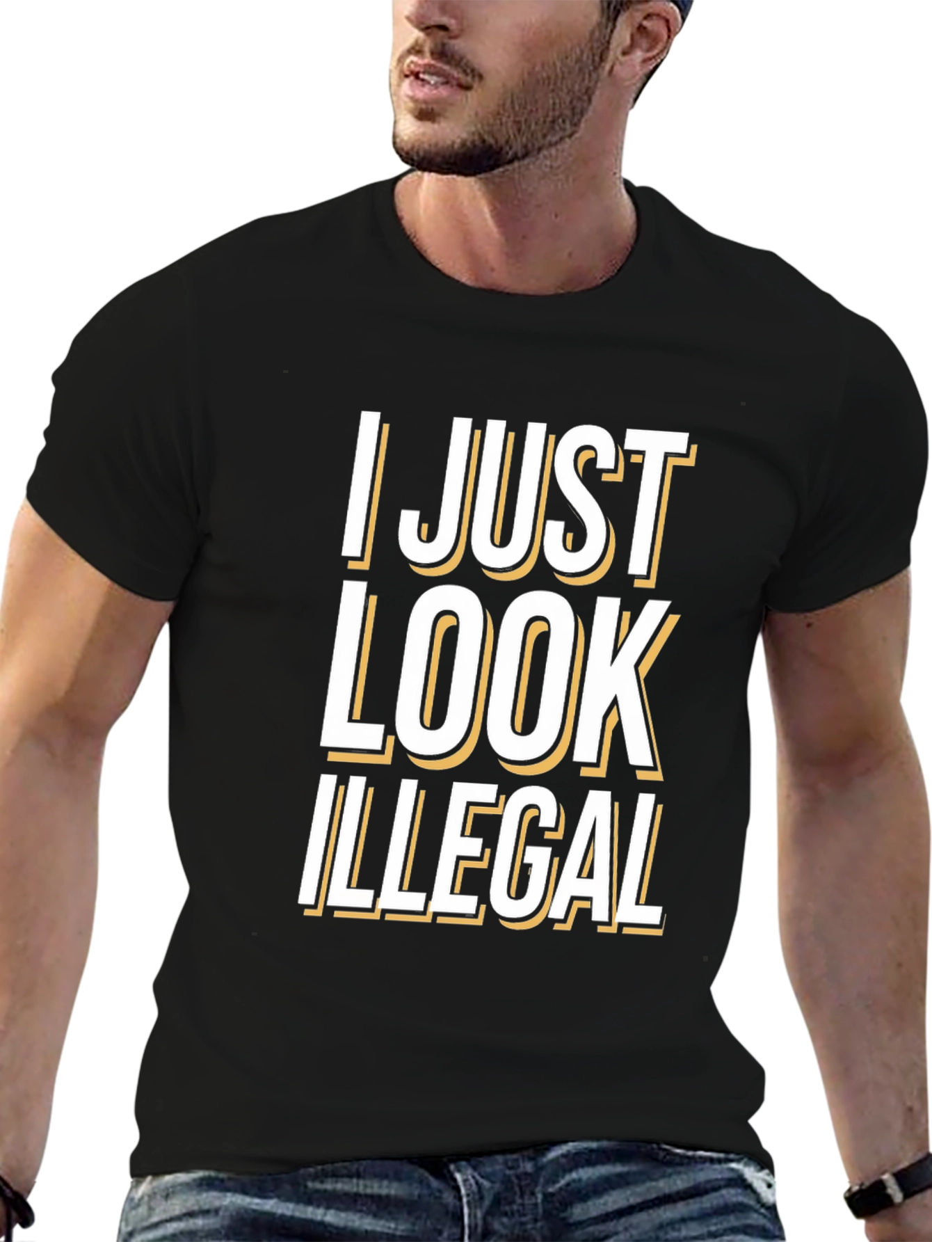 I Just Look Illegal Graphic Tee