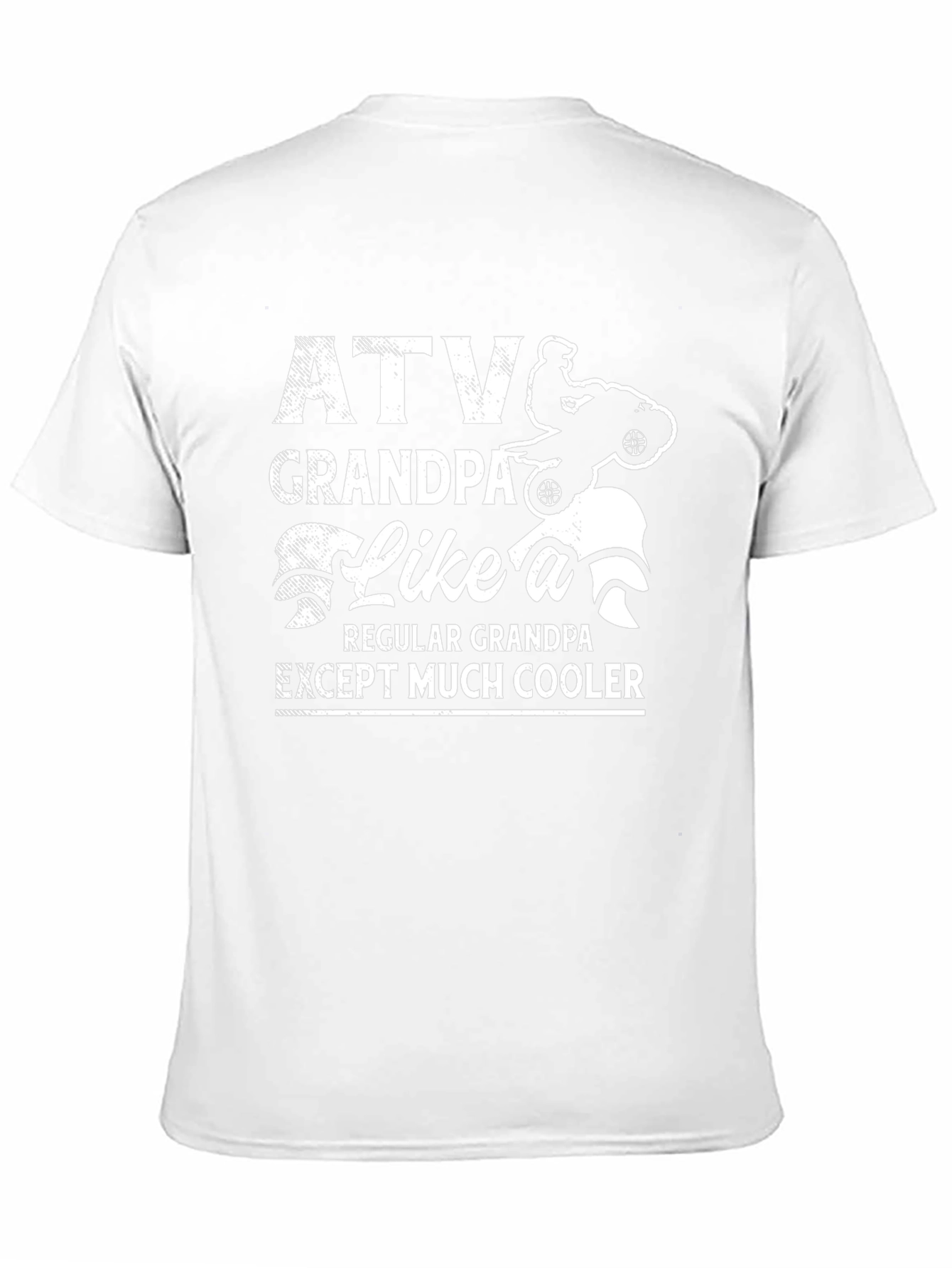 ATV Grandpa Graphic T-Shirt - Cool Grandpa Tee