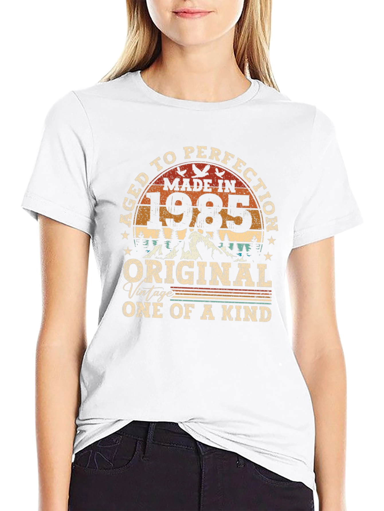 Aged To Perfection 1985 Graphic T-Shirt