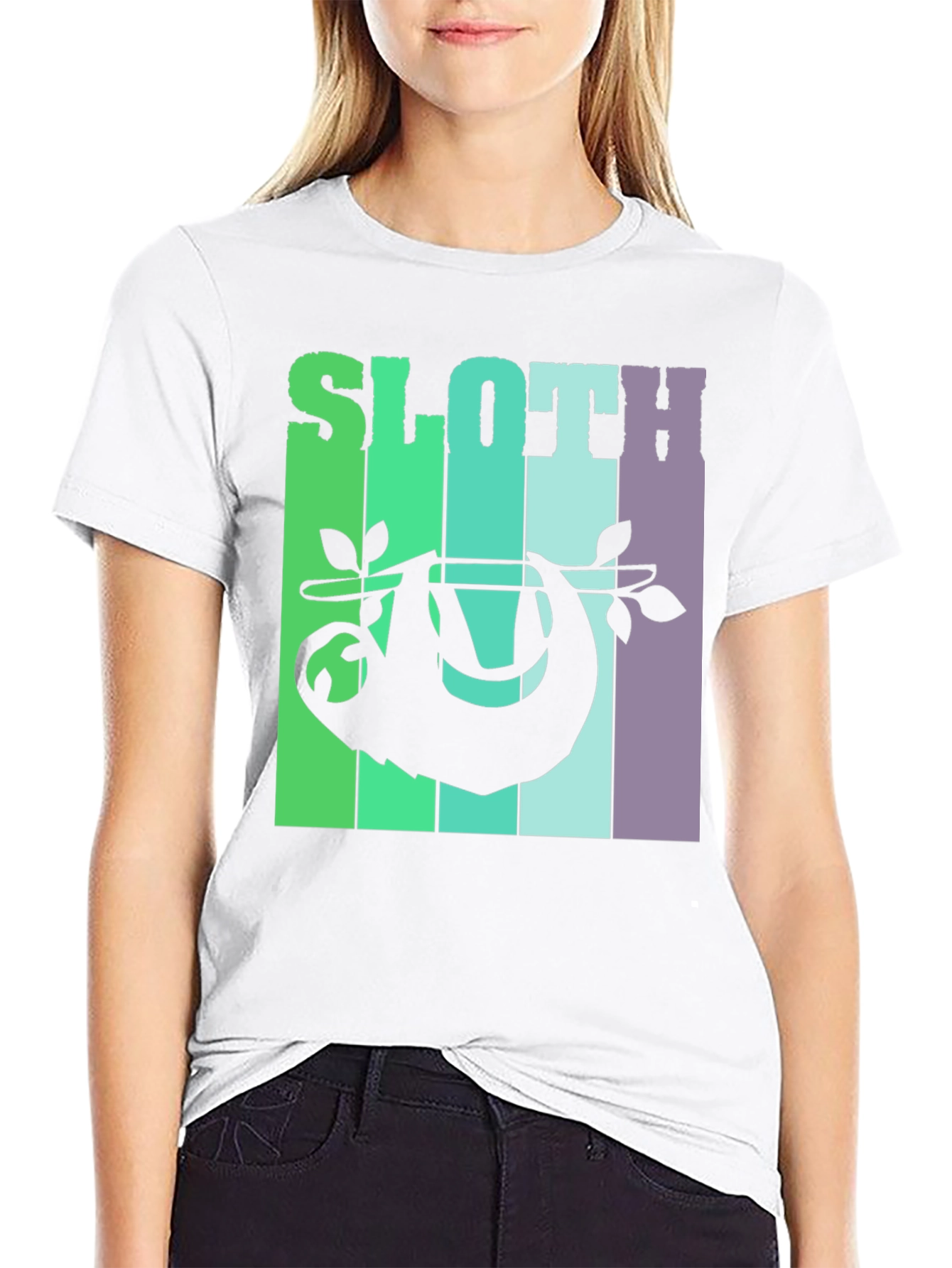 Sloth Graphic Tee - Relaxed Style