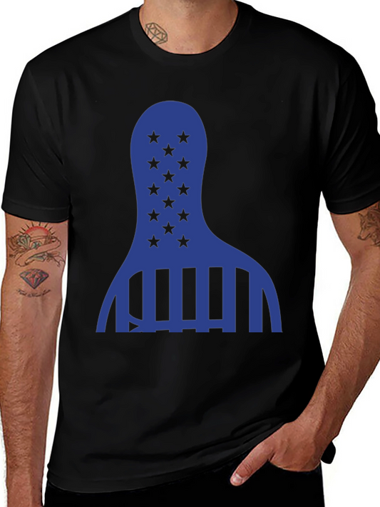 Stars and Stripes Graphic Tee - Patriotic Style