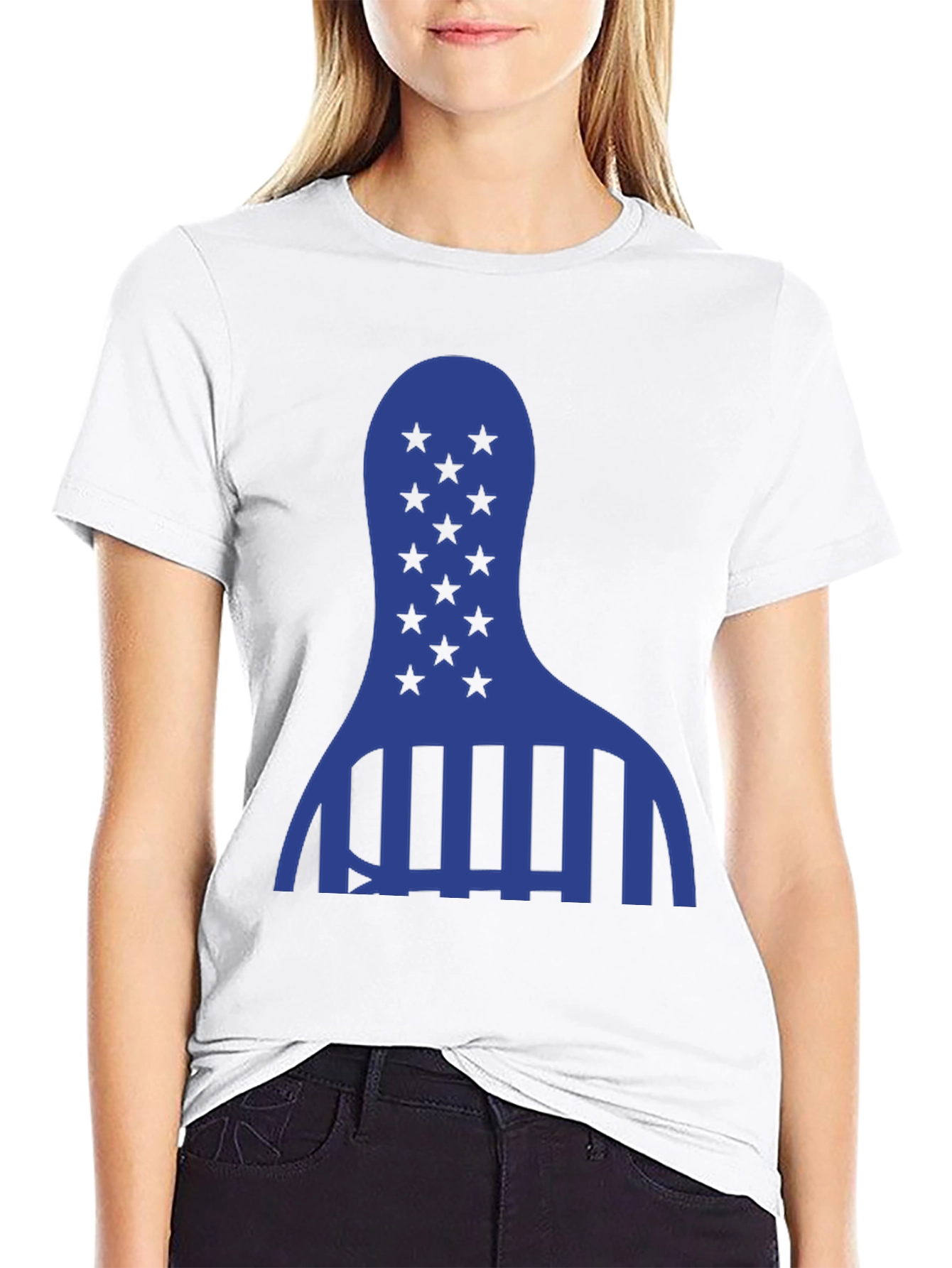 Stars and Stripes Graphic Tee - Patriotic Style