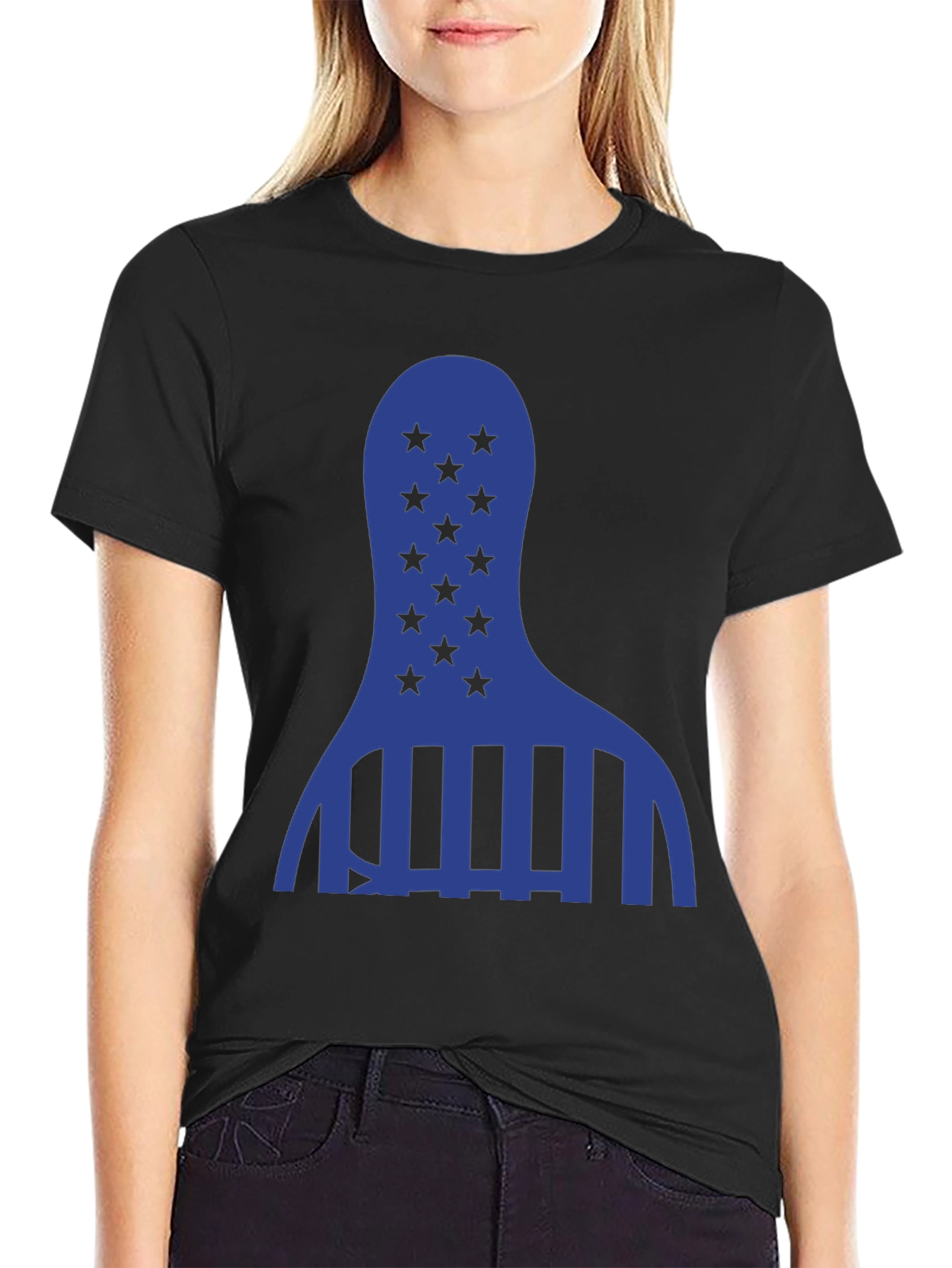 Stars and Stripes Graphic Tee - Patriotic Style