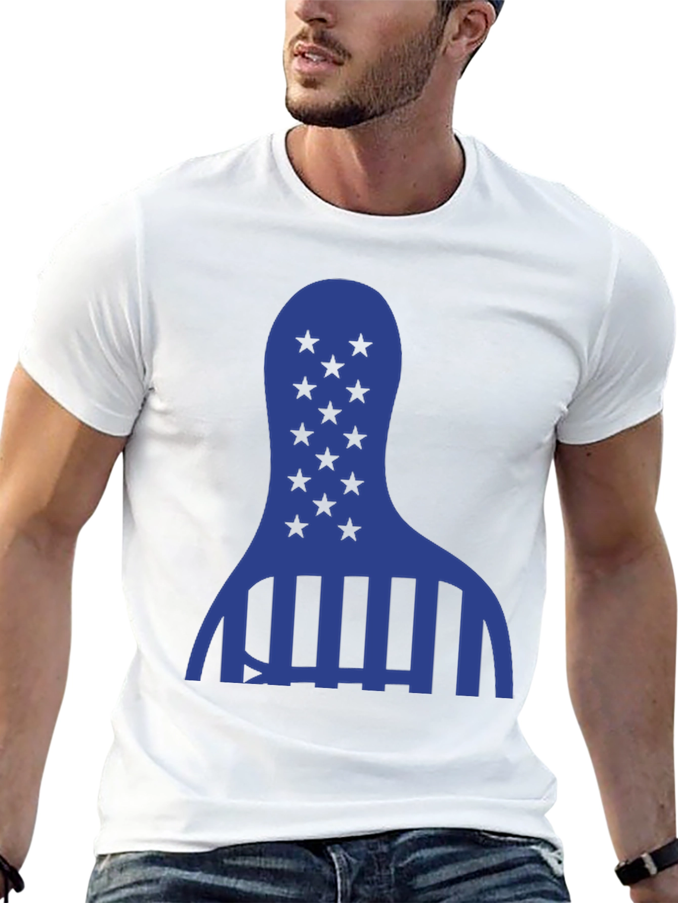 Stars and Stripes Graphic Tee - Patriotic Style