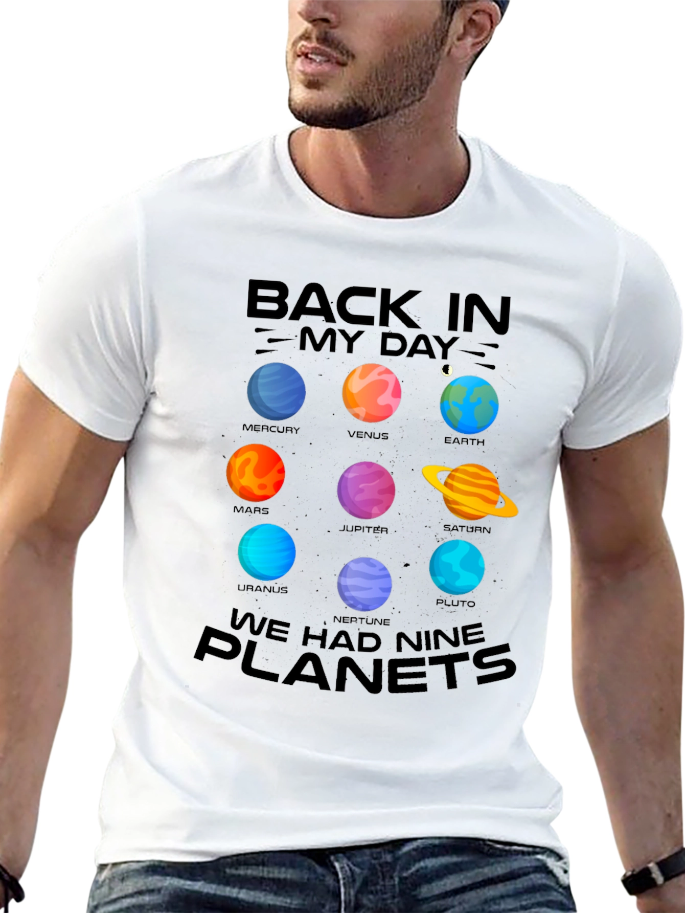 Back In My Day Nine Planets T-Shirt