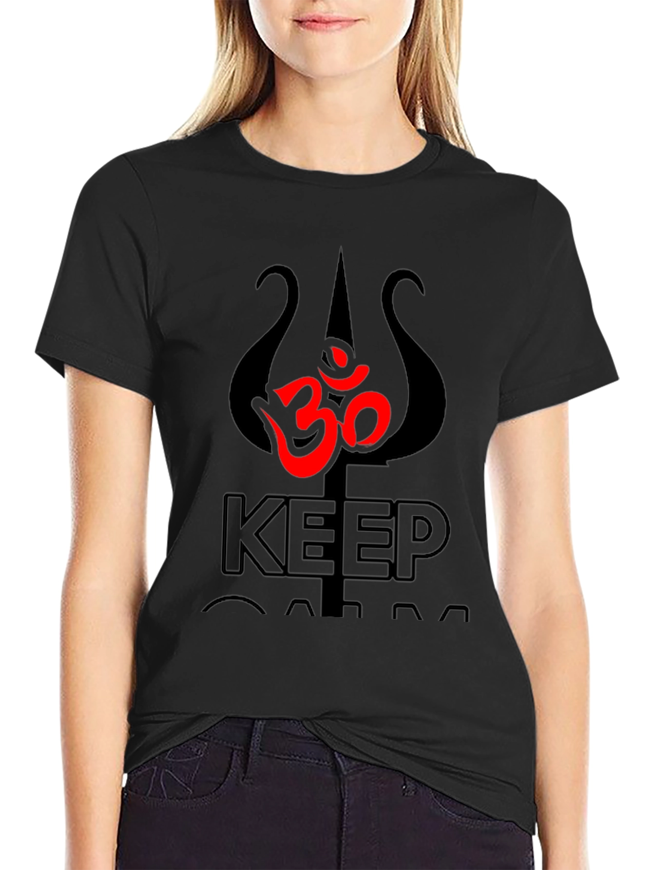 Om Symbol Black T-Shirt