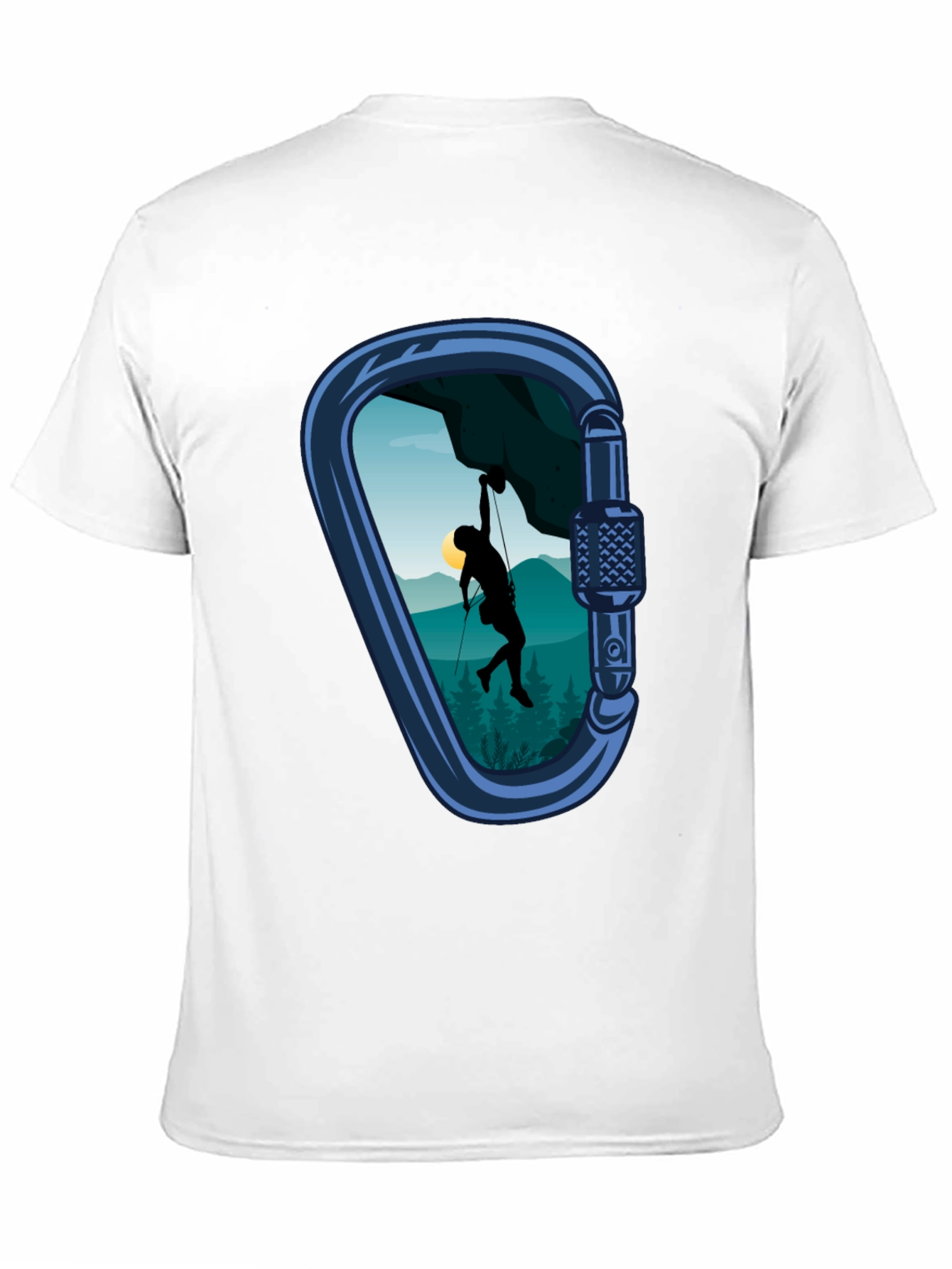 Climbing Carabiner Graphic Tee - Adventure Style