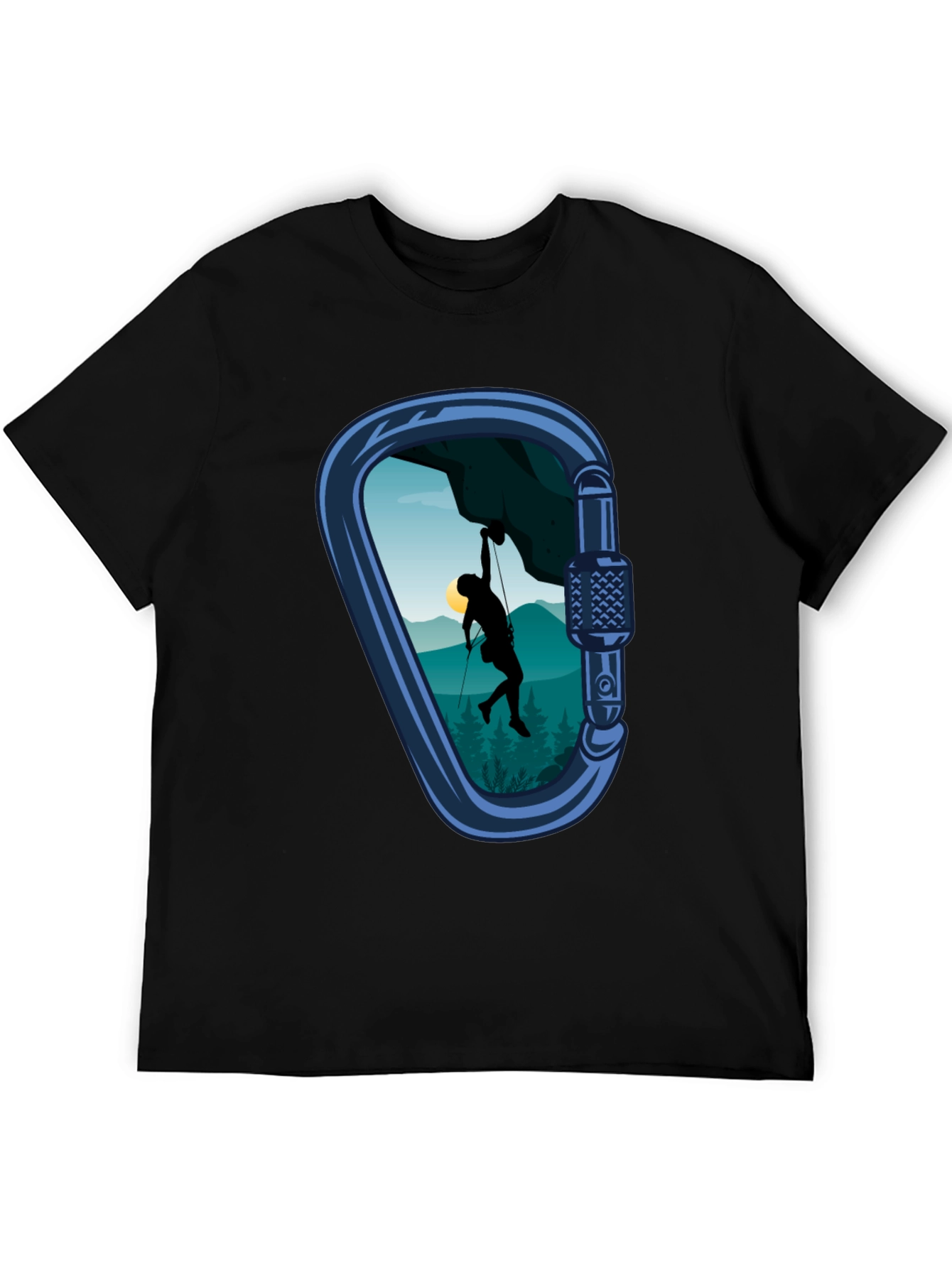 Climbing Carabiner Graphic Tee - Adventure Style