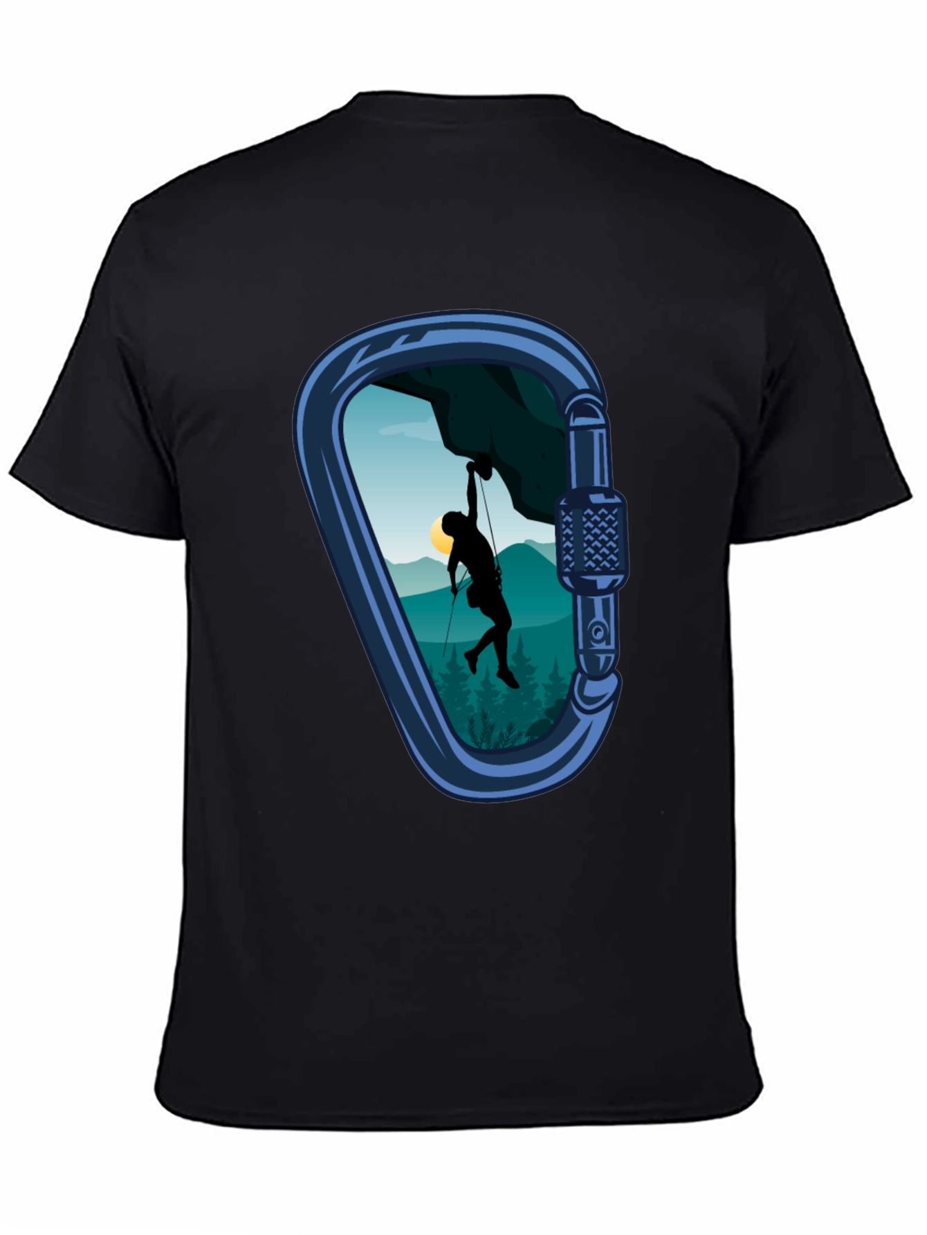 Climbing Carabiner Graphic Tee - Adventure Style