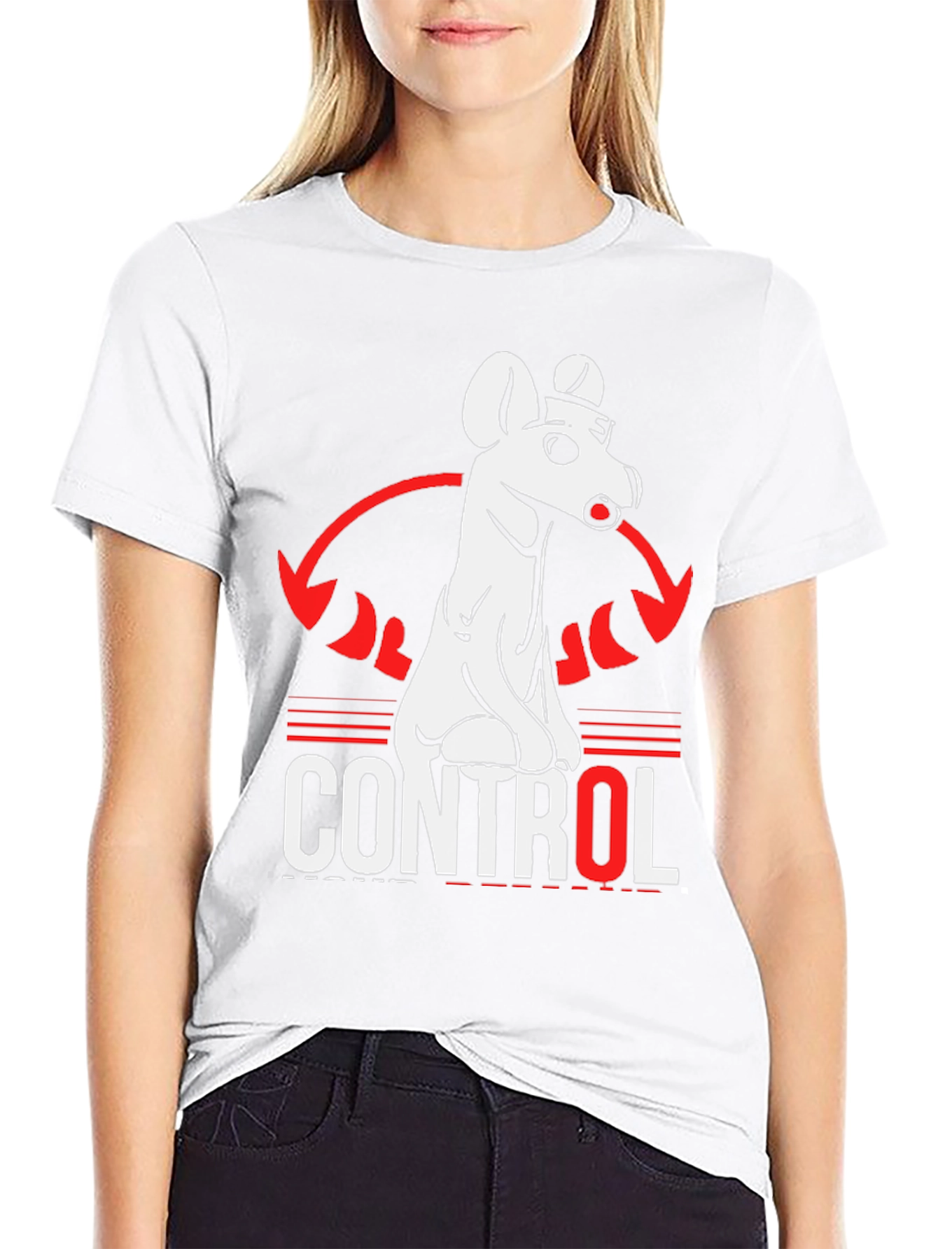 Control Dog Graphic T-Shirt