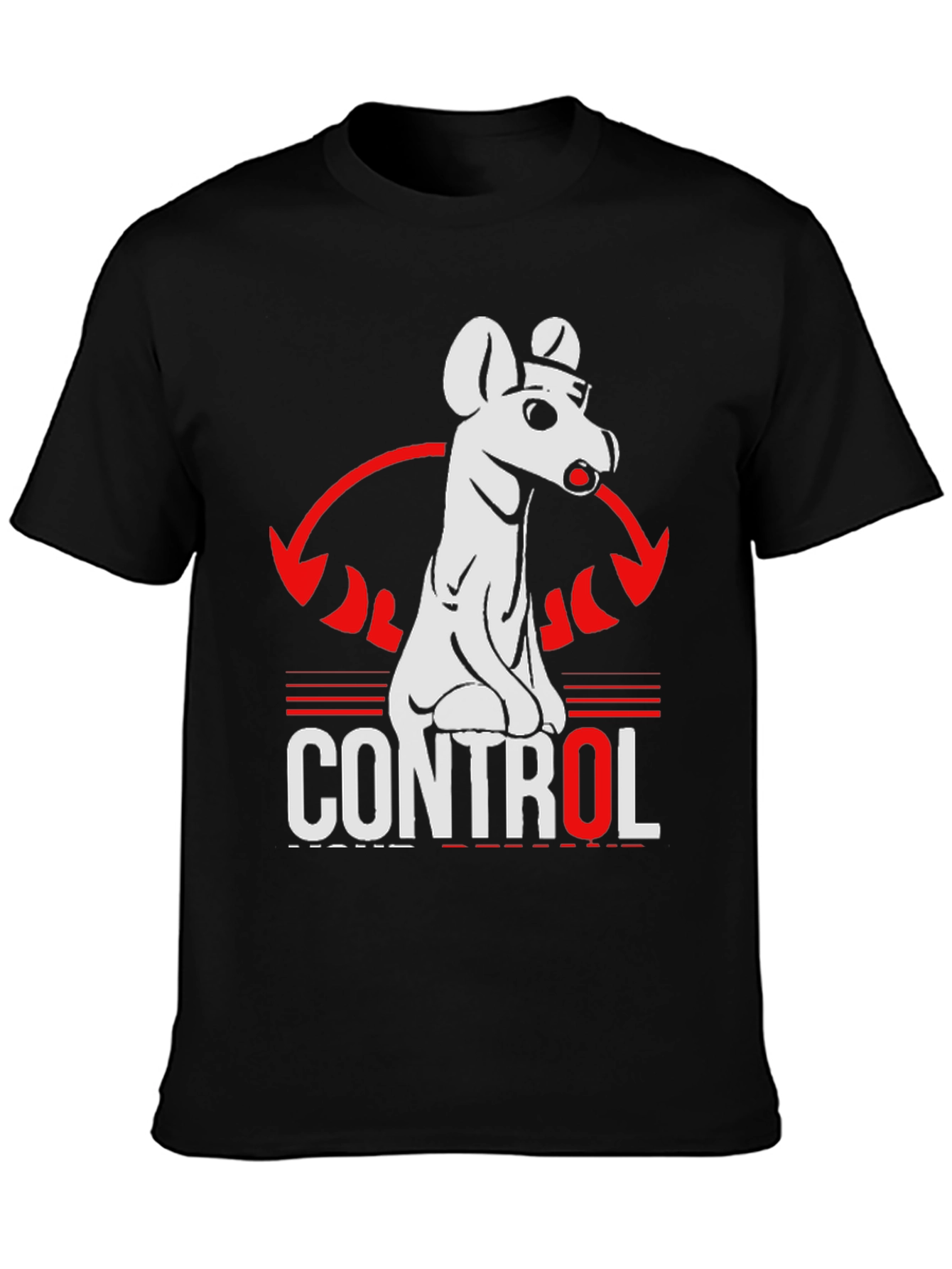 Control Dog Graphic T-Shirt