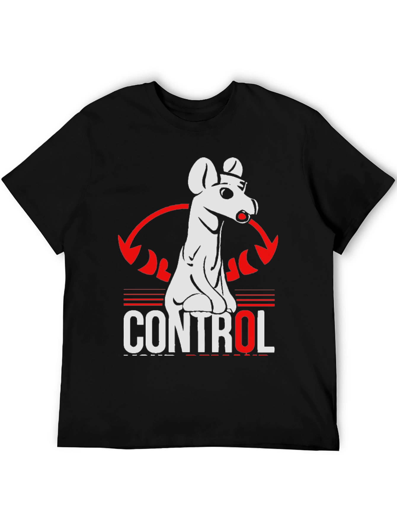 Control Dog Graphic T-Shirt