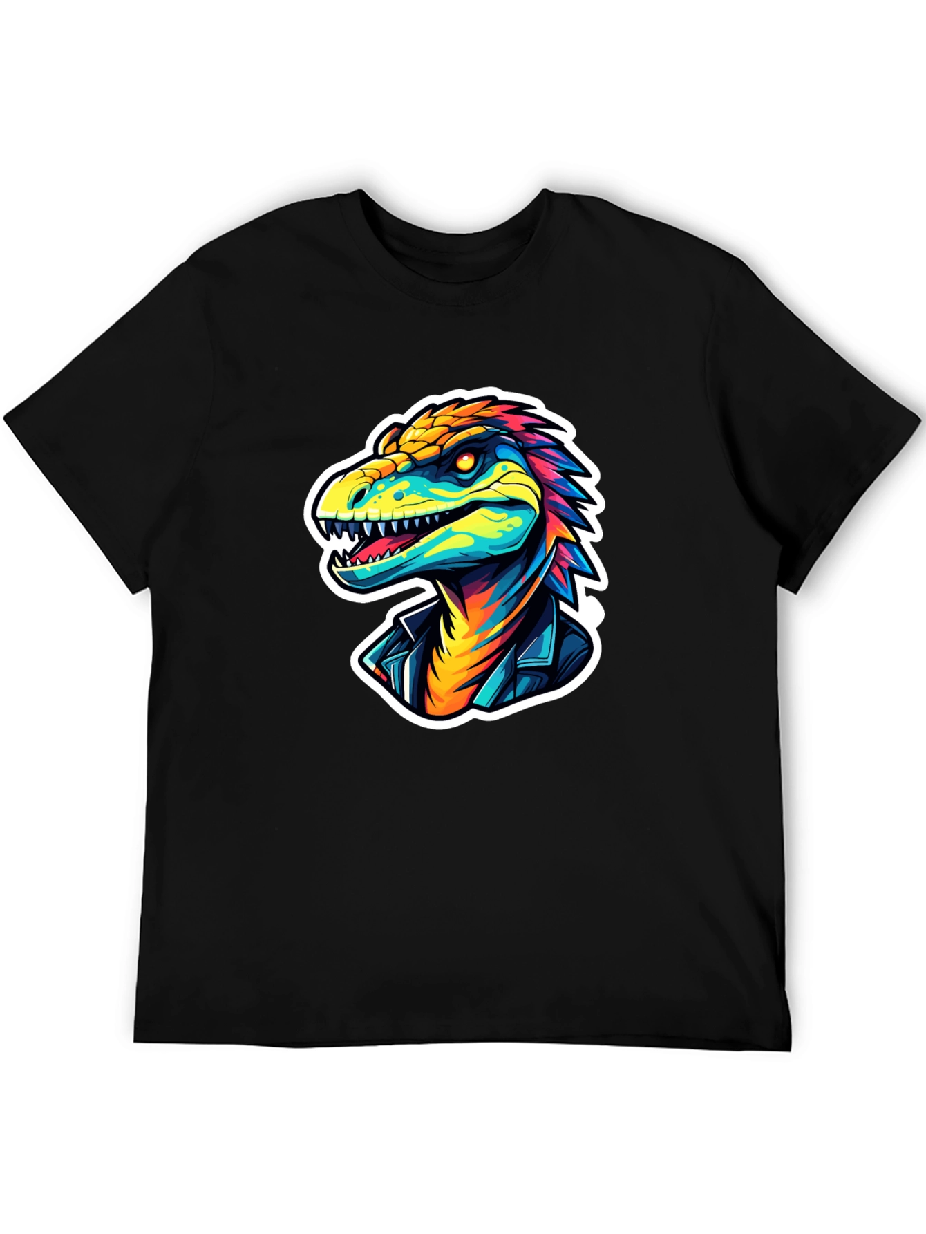 Cool Dino Graphic Tee - Black T-Shirt
