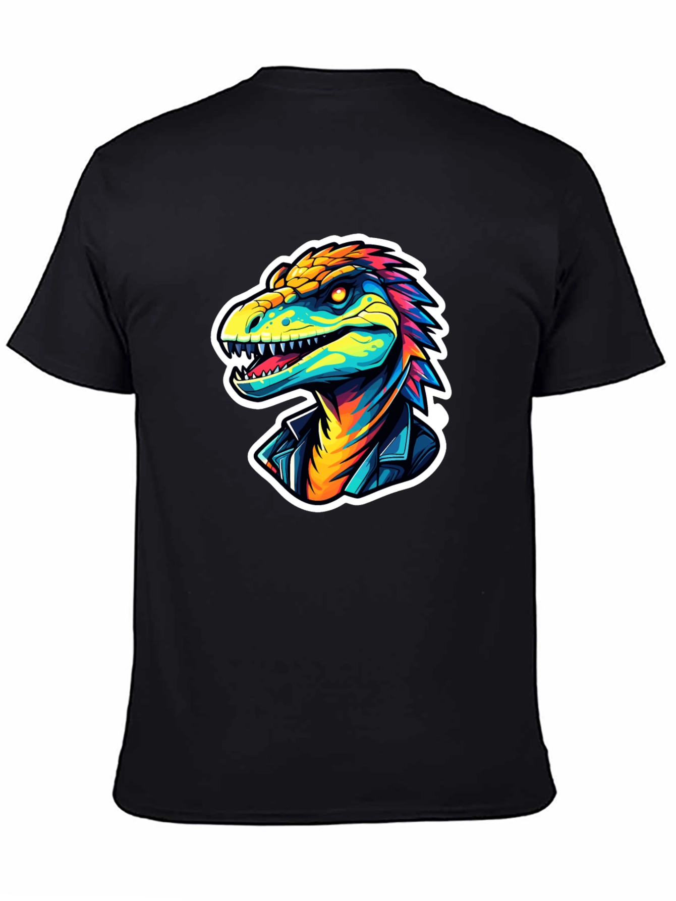 Cool Dino Graphic Tee - Black T-Shirt