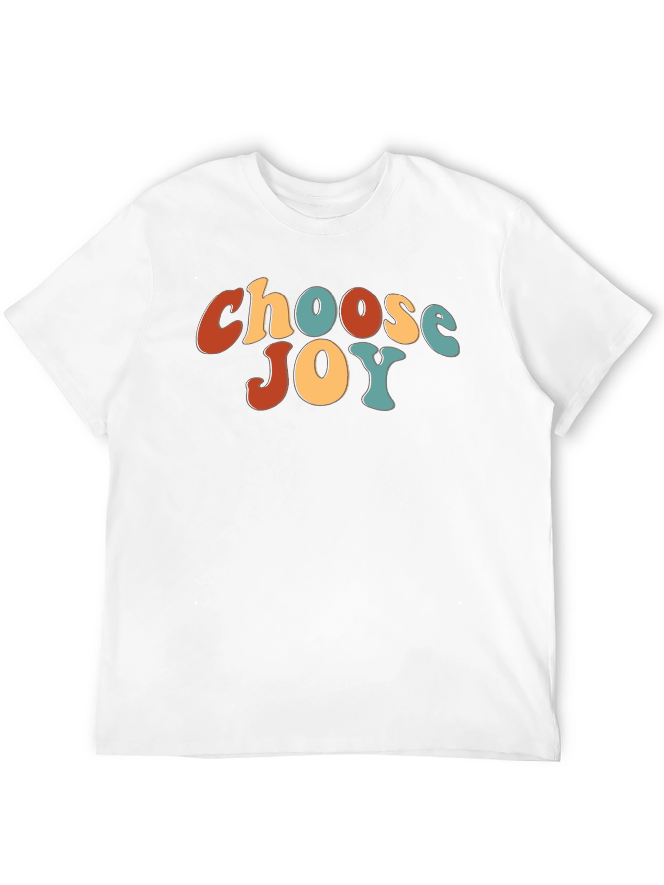Choose Joy Retro Graphic Tee - Unisex Black T-Shirt